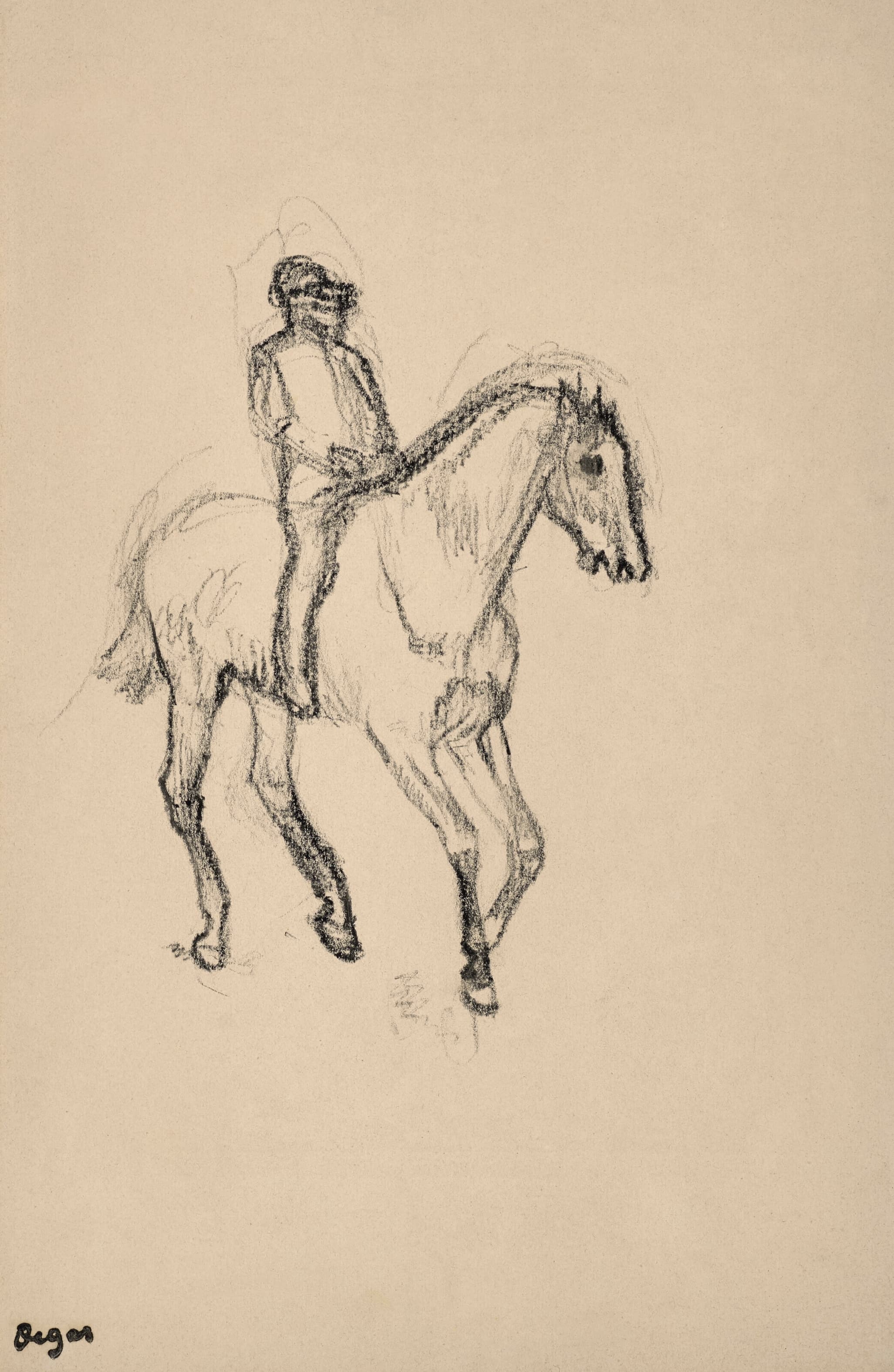 《骑士》（Cavalier）｜埃德加·德加 Edgar Degas｜不明