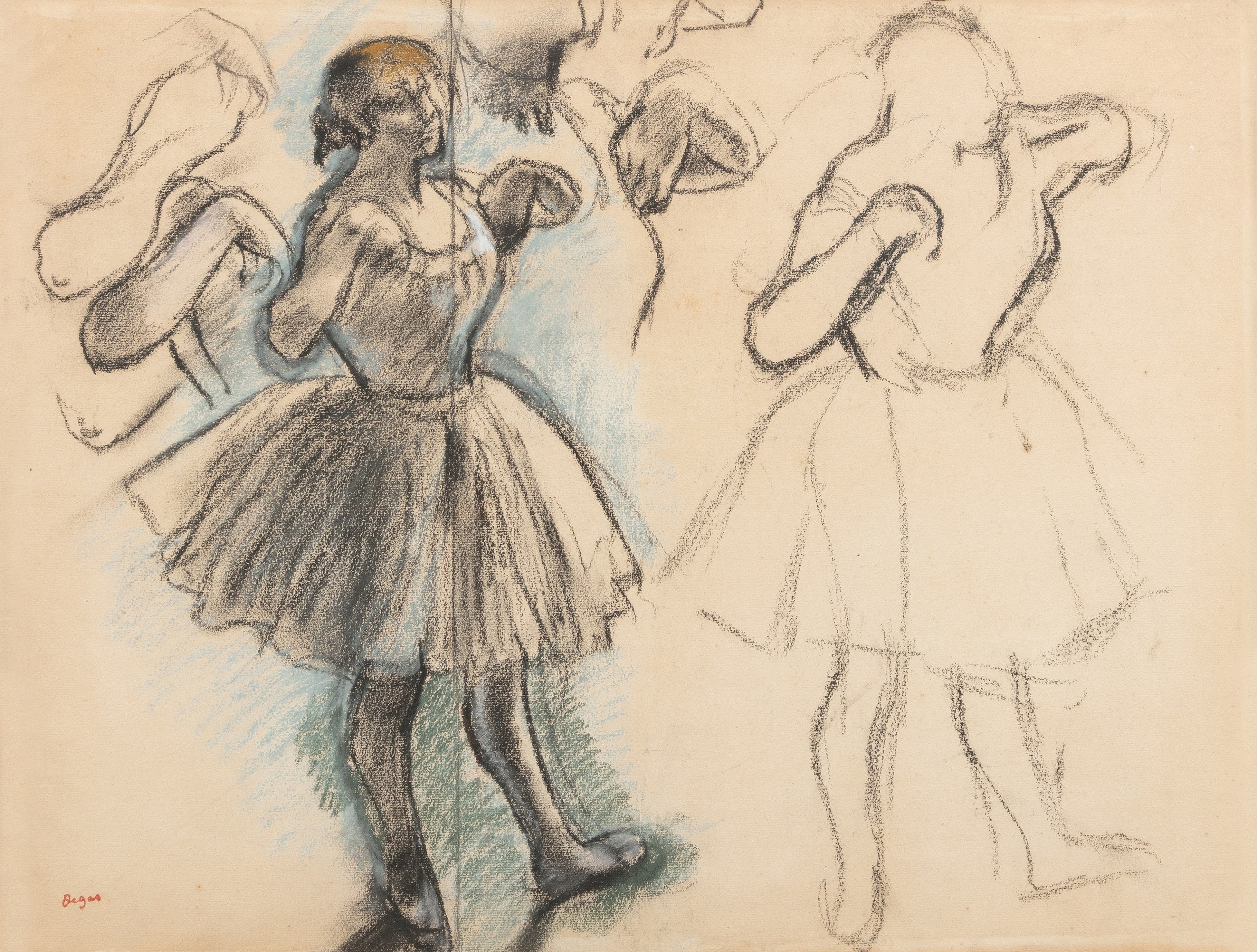 《舞者》（Dancers）｜埃德加·德加 Edgar Degas｜不明