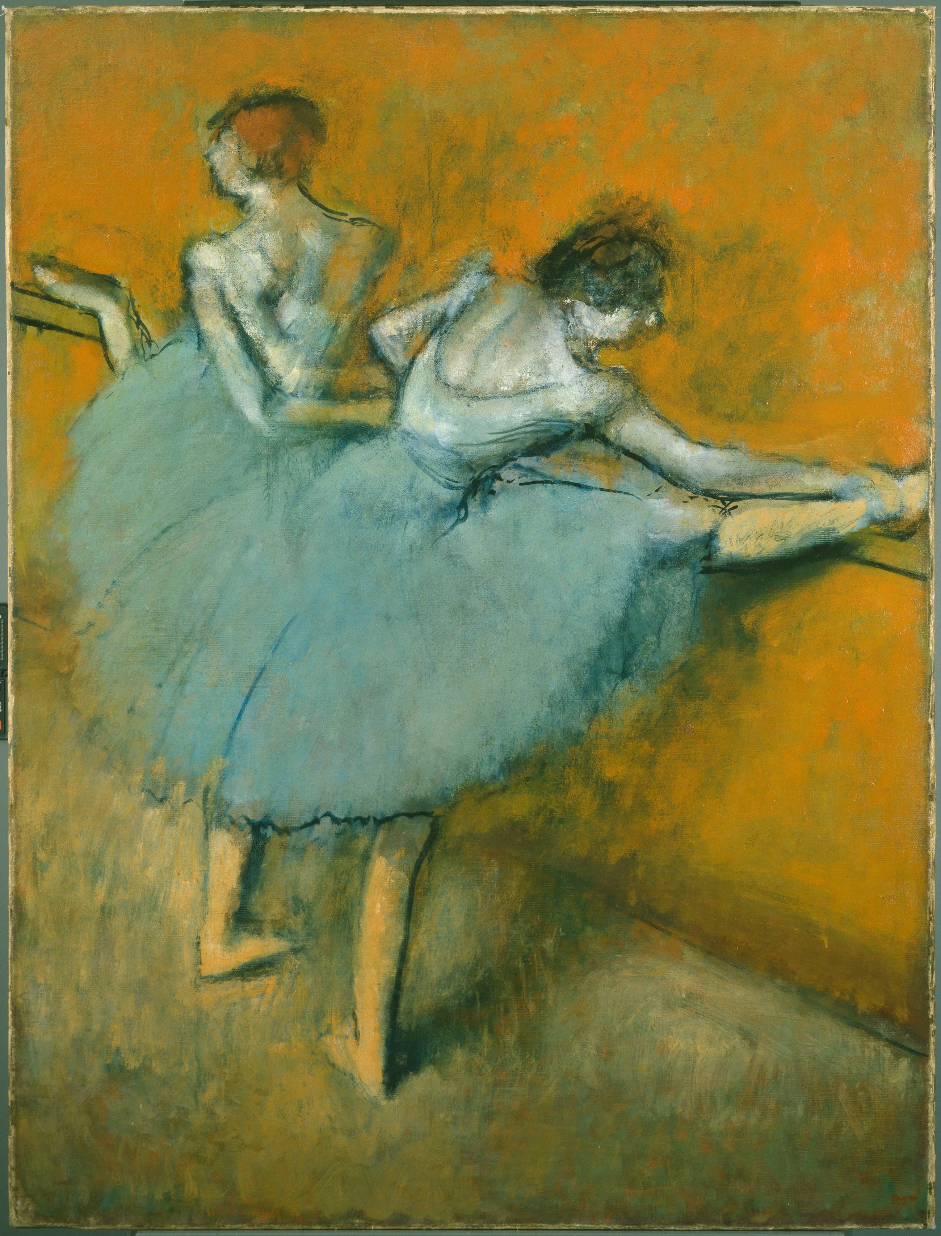 《酒吧里的舞者》（Dancers At The Barre）｜埃德加·德加 Edgar Degas｜不明
