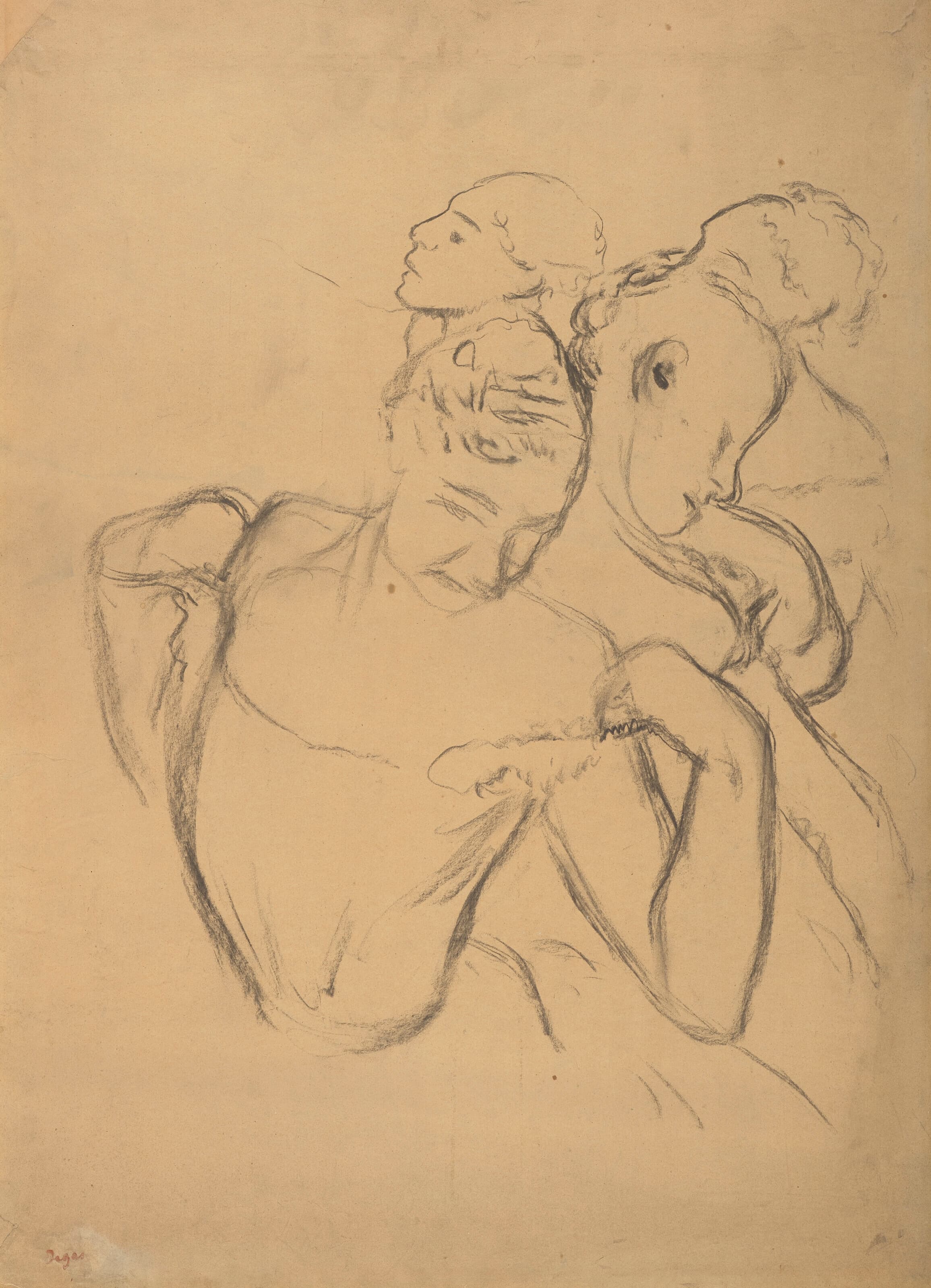 《一群舞者》（Group of dancers）｜埃德加·德加 Edgar Degas｜不明