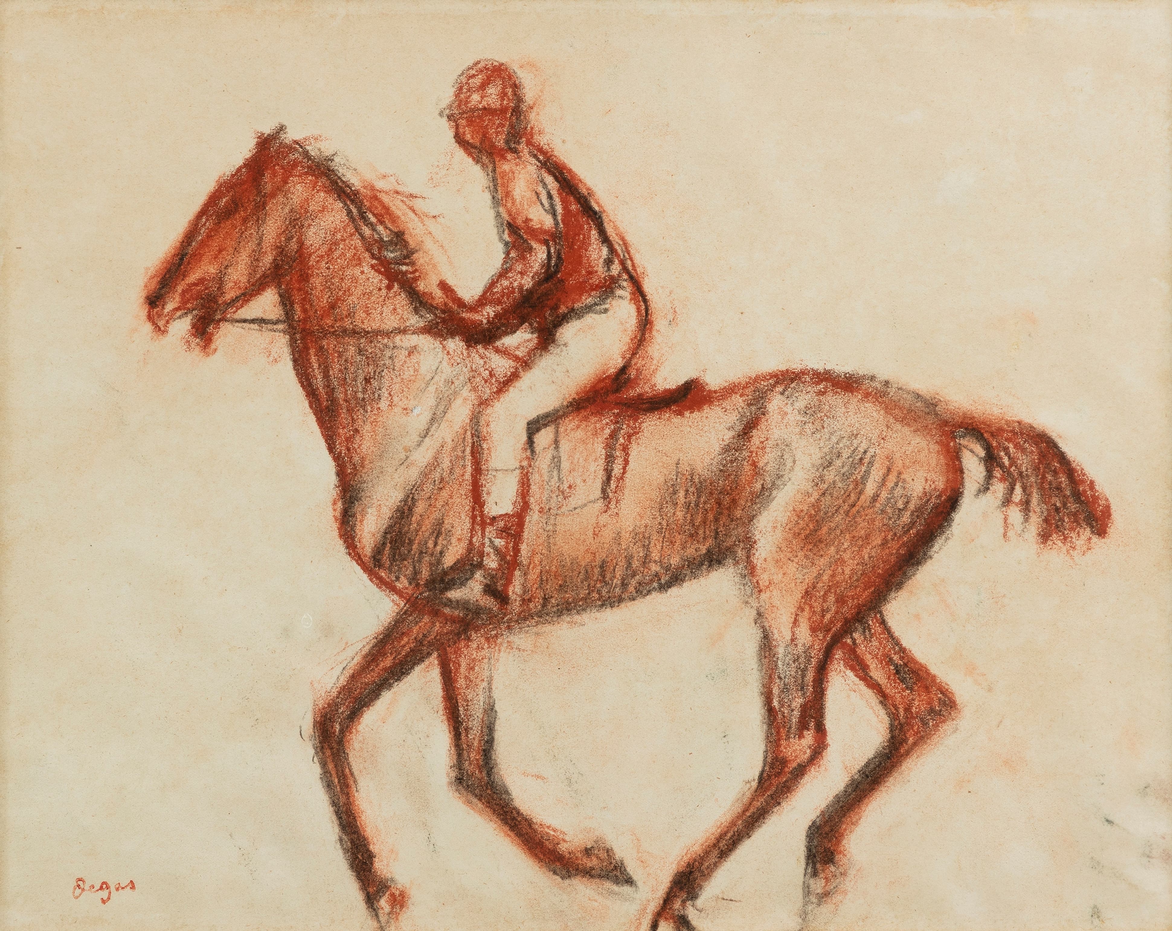 《骑师》（Jockey）｜埃德加·德加 Edgar Degas｜不明