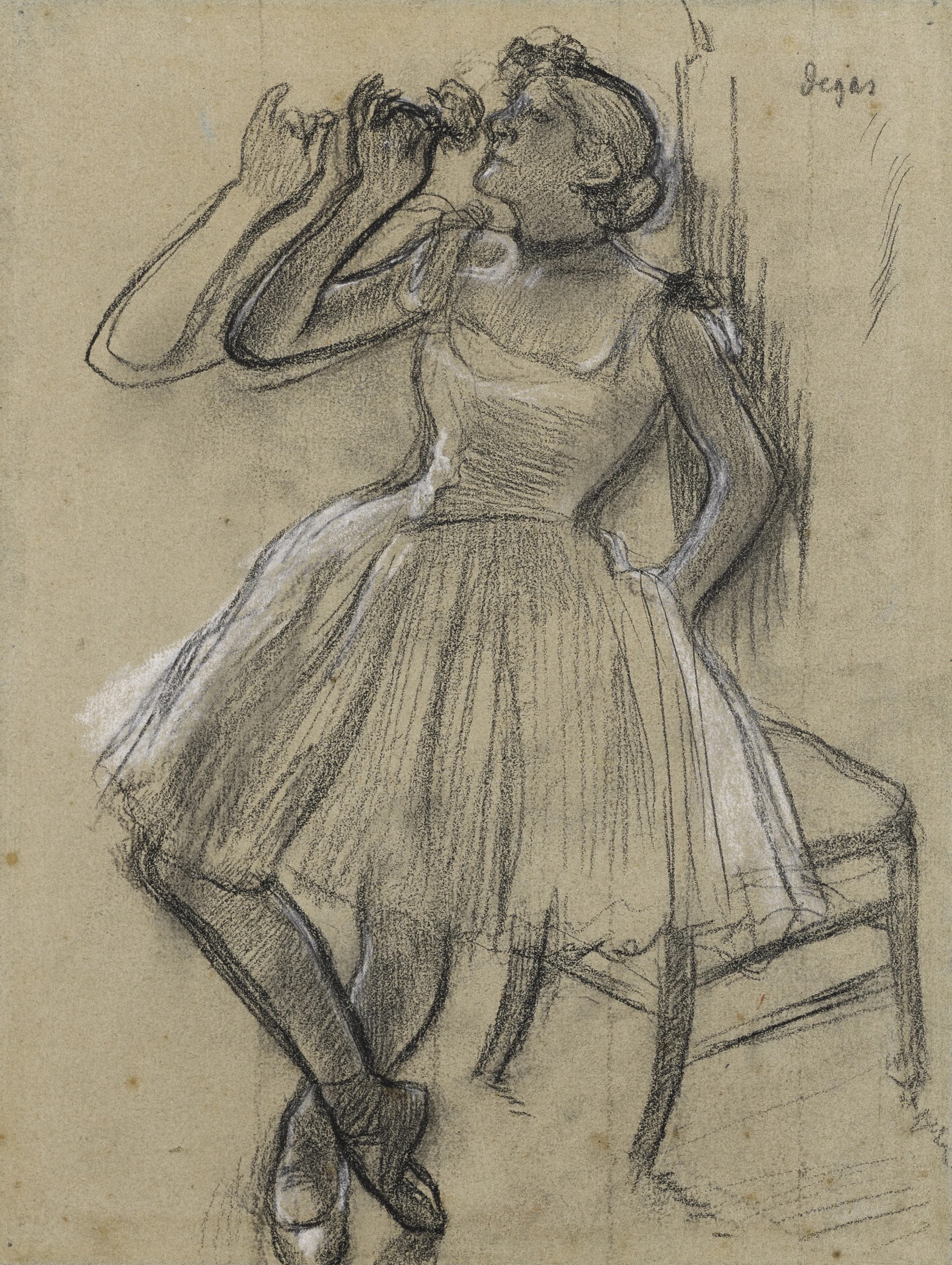 《玫瑰舞者》（Rose Dancer）｜埃德加·德加 Edgar Degas｜不明
