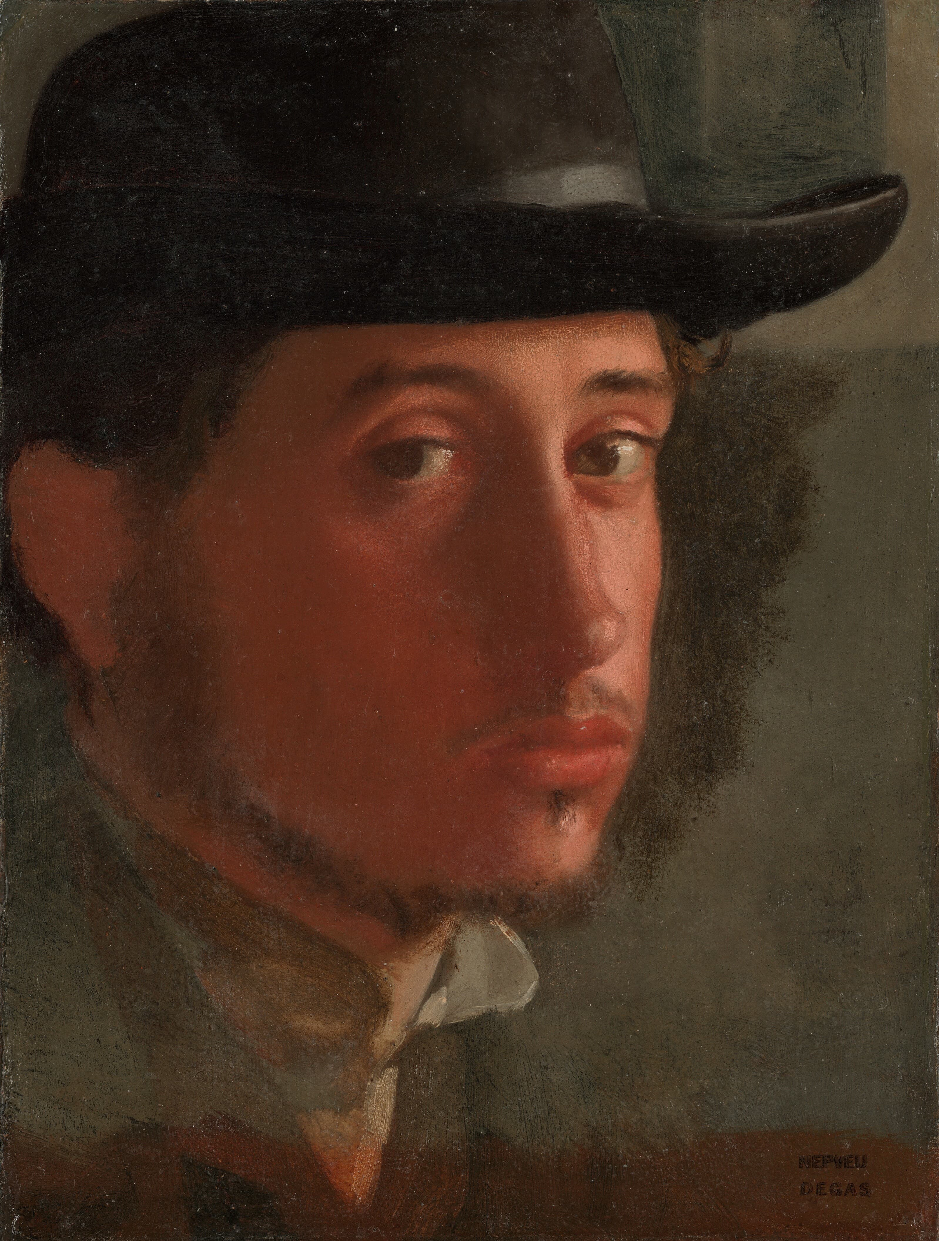《自画像》（Self-Portrait）｜埃德加·德加 Edgar Degas｜不明