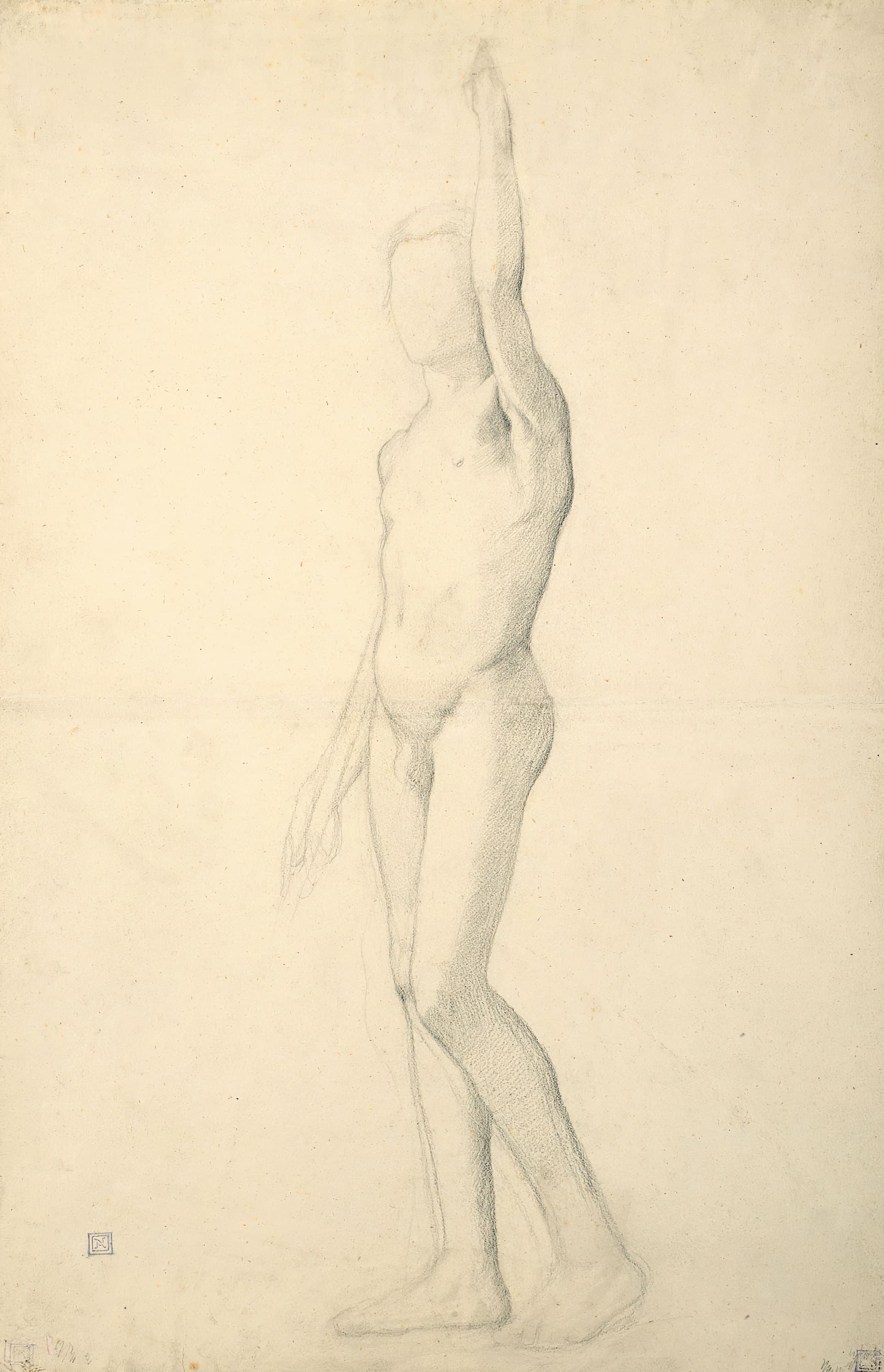 《站立人学院》（Standing Man Academy）｜埃德加·德加 Edgar Degas｜不明