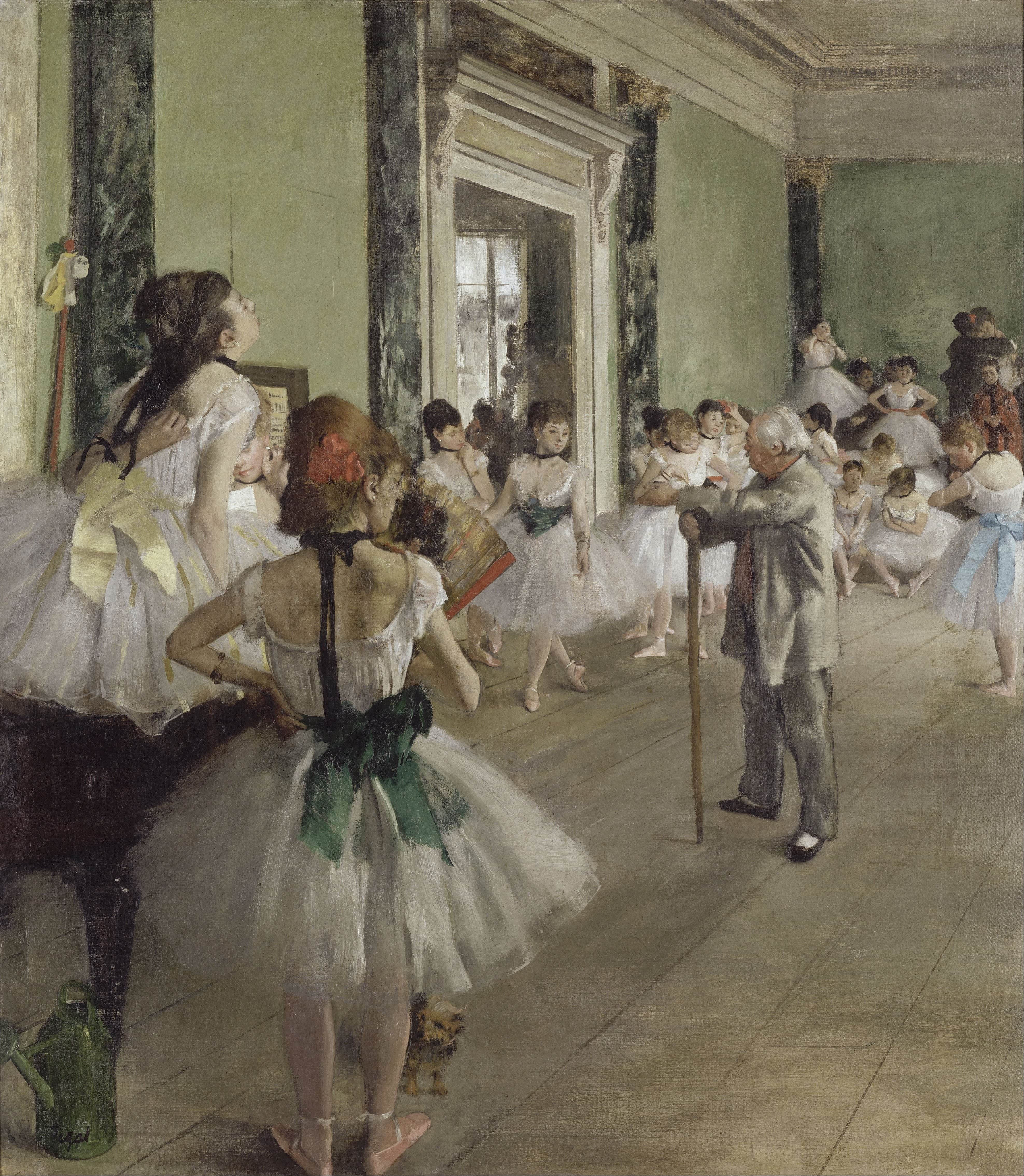 《芭蕾舞课》（The Ballet Class）｜埃德加·德加 Edgar Degas｜不明