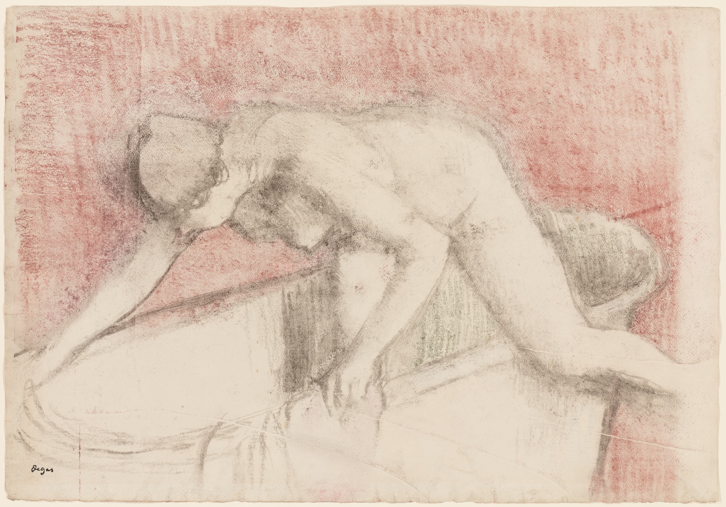 《沐浴》（The Bath）｜埃德加·德加 Edgar Degas｜不明