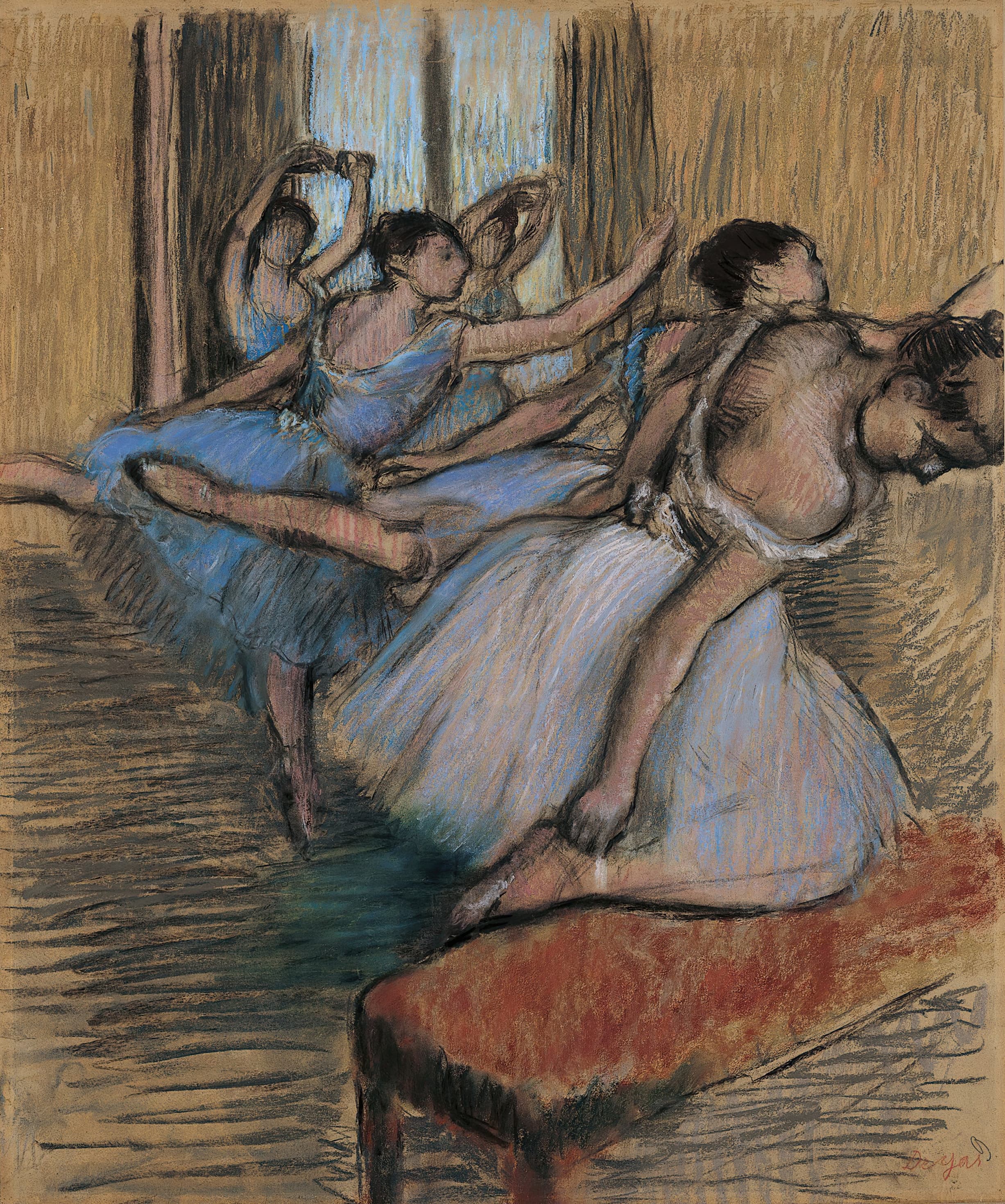 《舞者们》（The Dancers）｜埃德加·德加 Edgar Degas｜不明