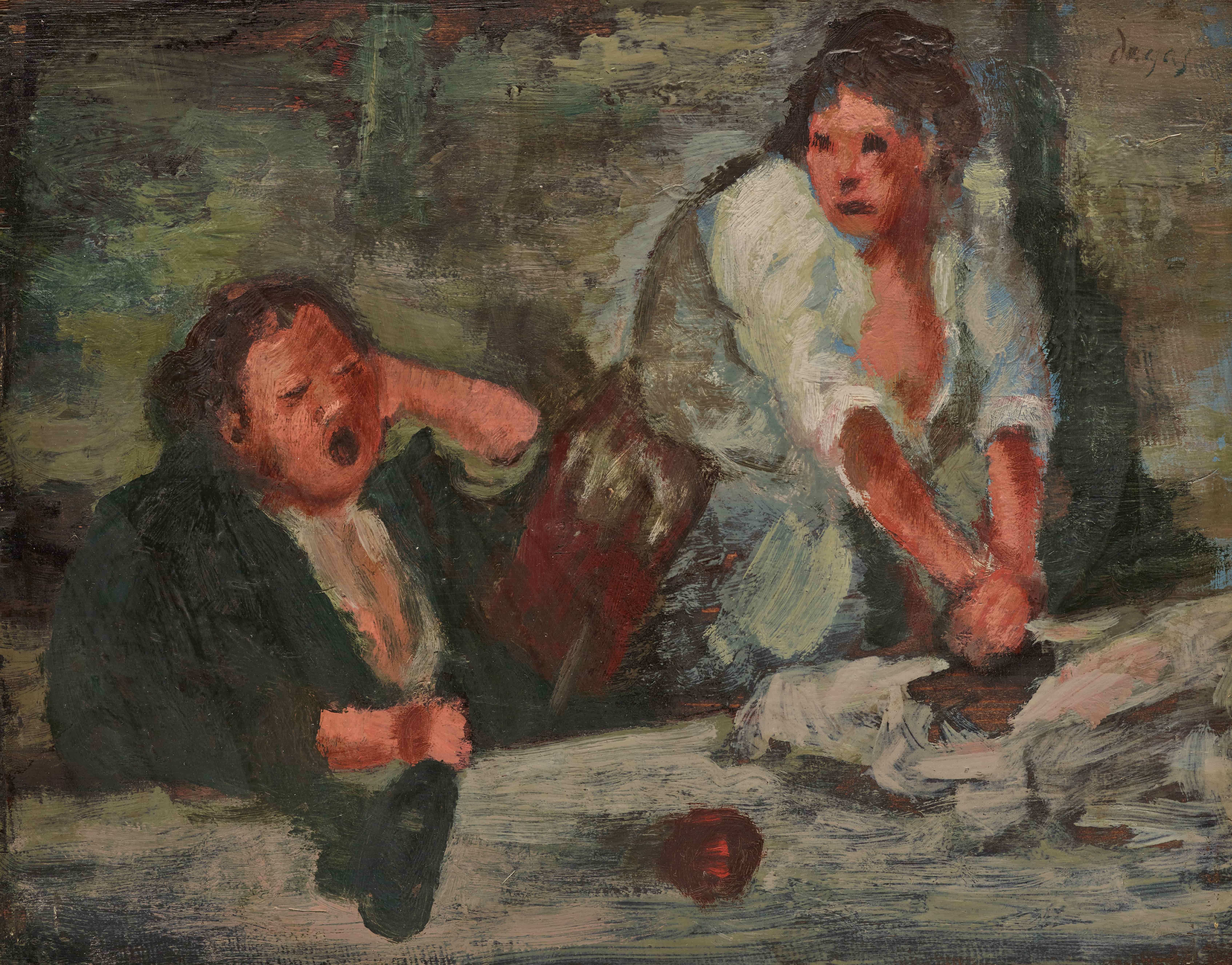《洗女装》（Wash Women）｜埃德加·德加 Edgar Degas｜不明