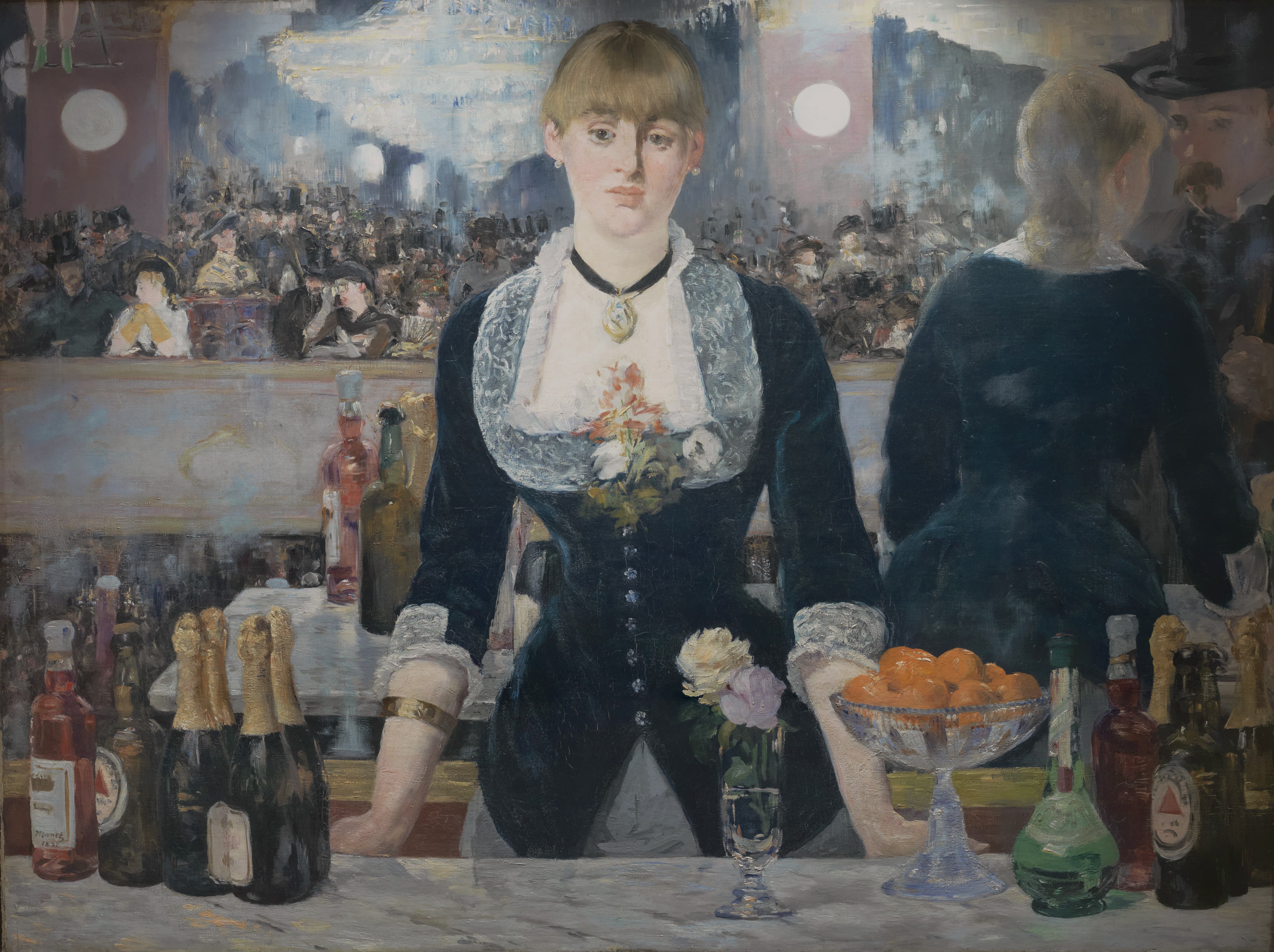 《福利-贝热尔酒吧》（A Bar at the Folies-Bergère）｜爱德华·马奈 Édouard Manet｜1882