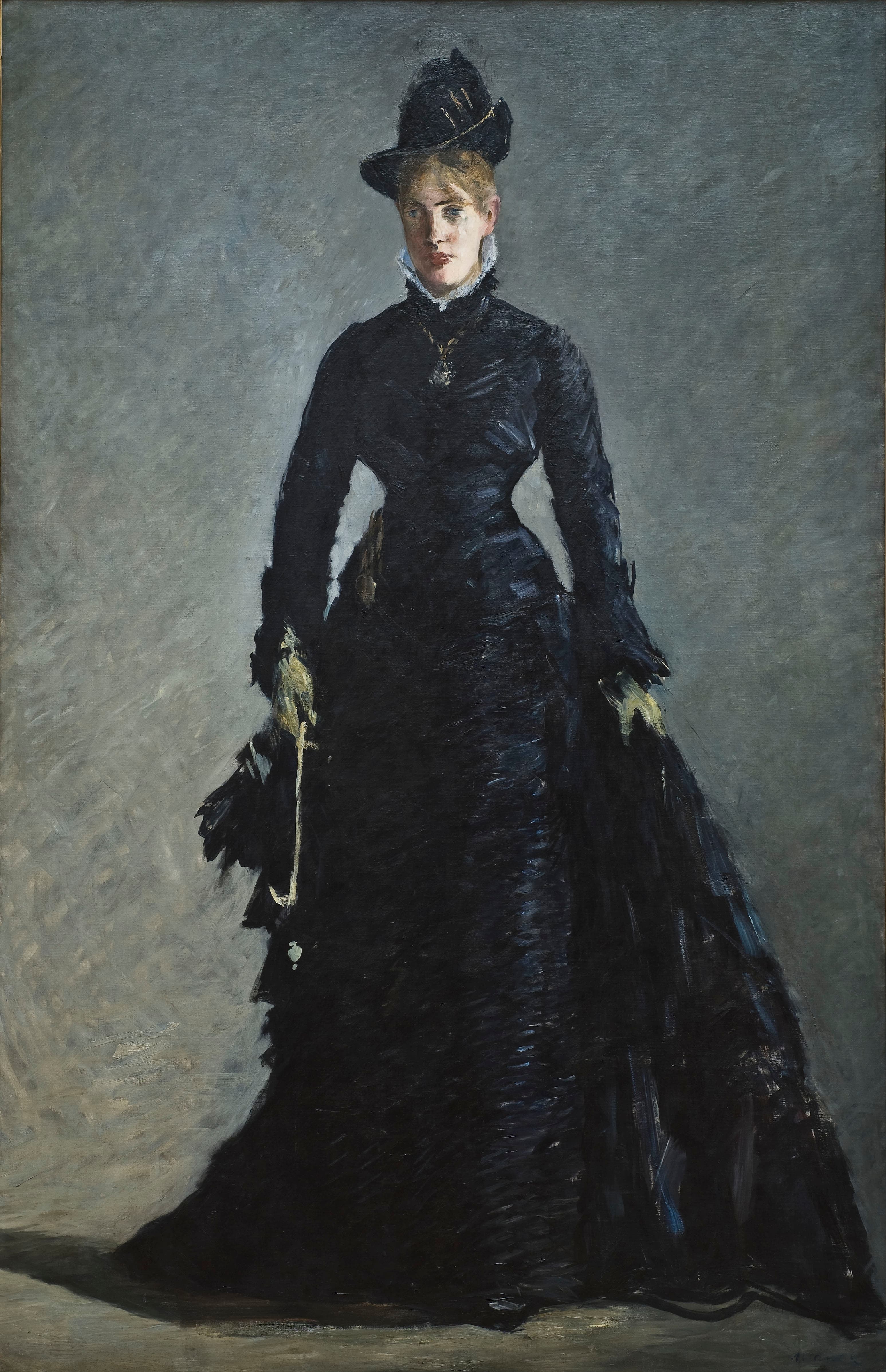 《巴黎女子》（A Parisian Lady）｜爱德华·马奈 Édouard Manet｜1876