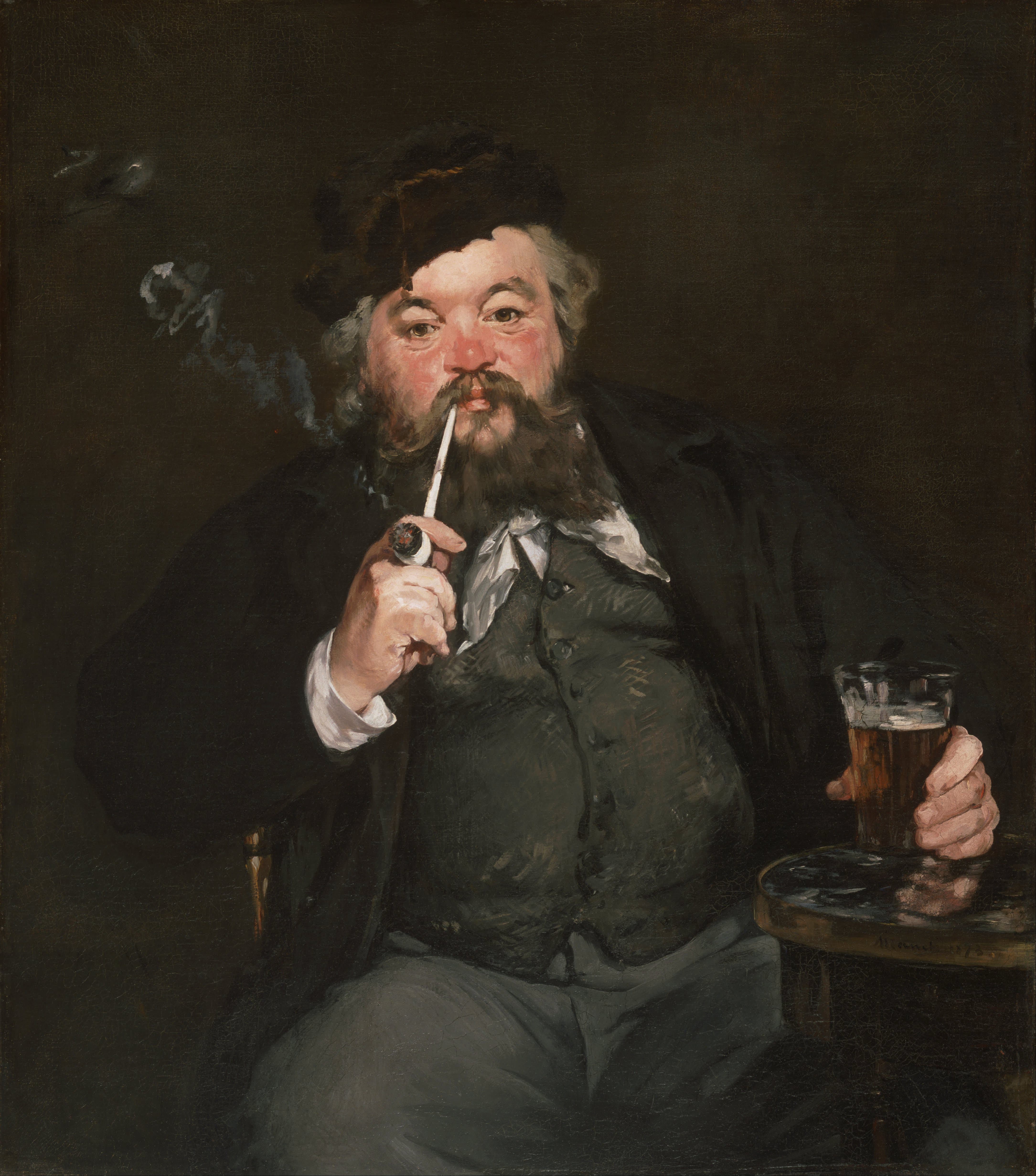 《好人波克》（Le Bon Bock）｜爱德华·马奈 Édouard Manet｜1873