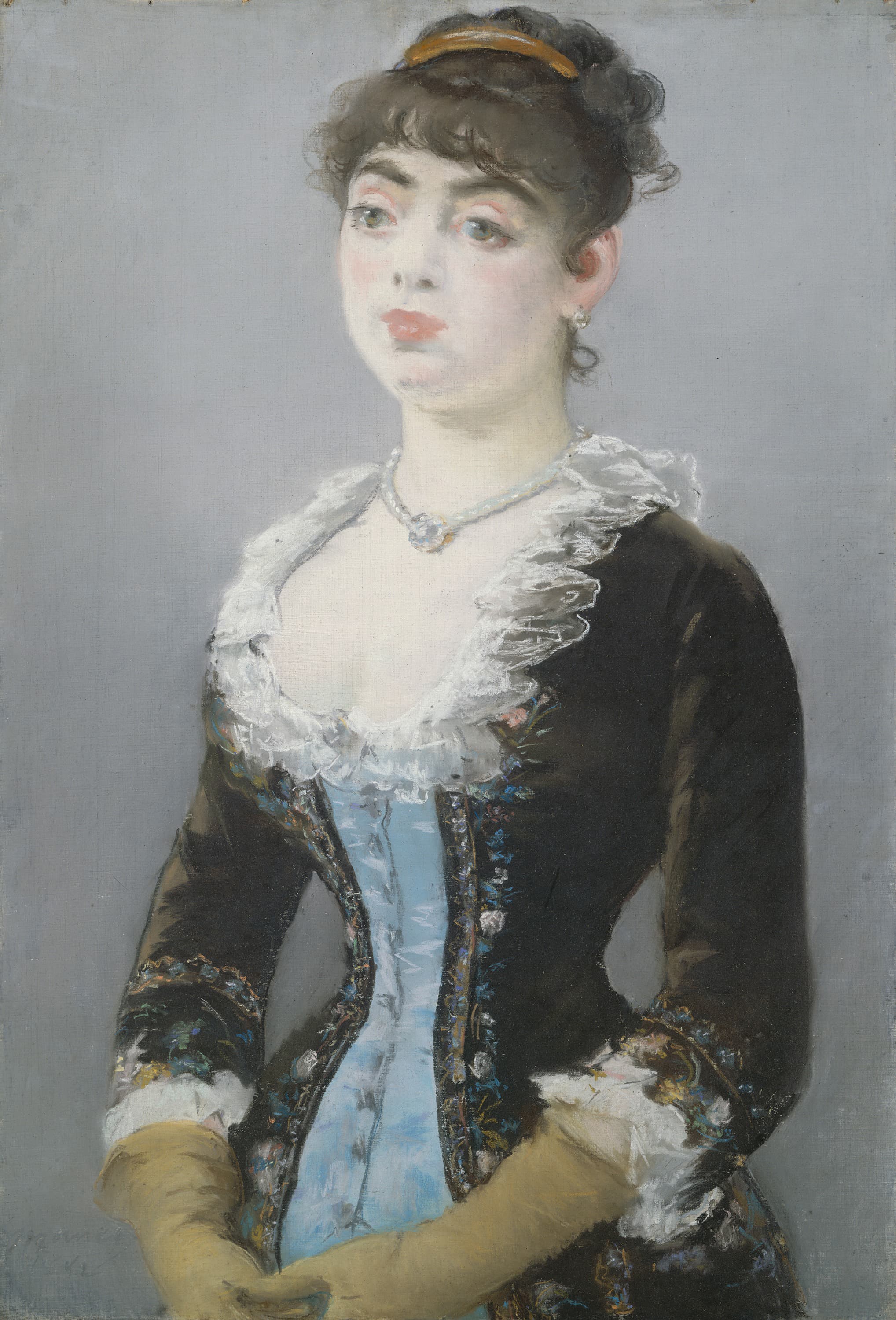 《米歇尔-莱维夫人像》（Madame Michel-Lévy）｜爱德华·马奈 Édouard Manet｜约 1882