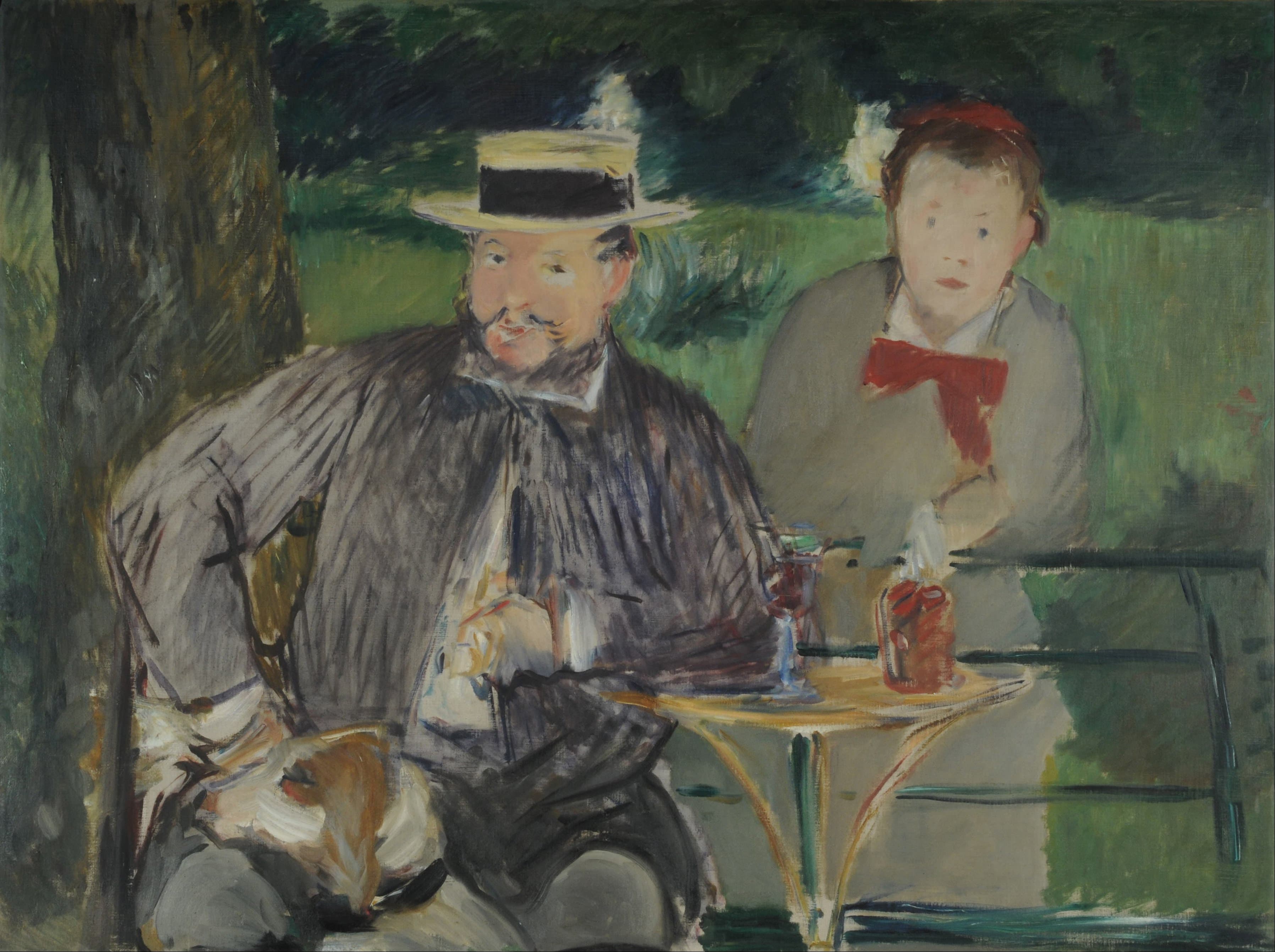 《佩尔·拉蒂耶餐馆》（At the Père Lathuille Restaurant）｜爱德华·马奈 Édouard Manet｜1879