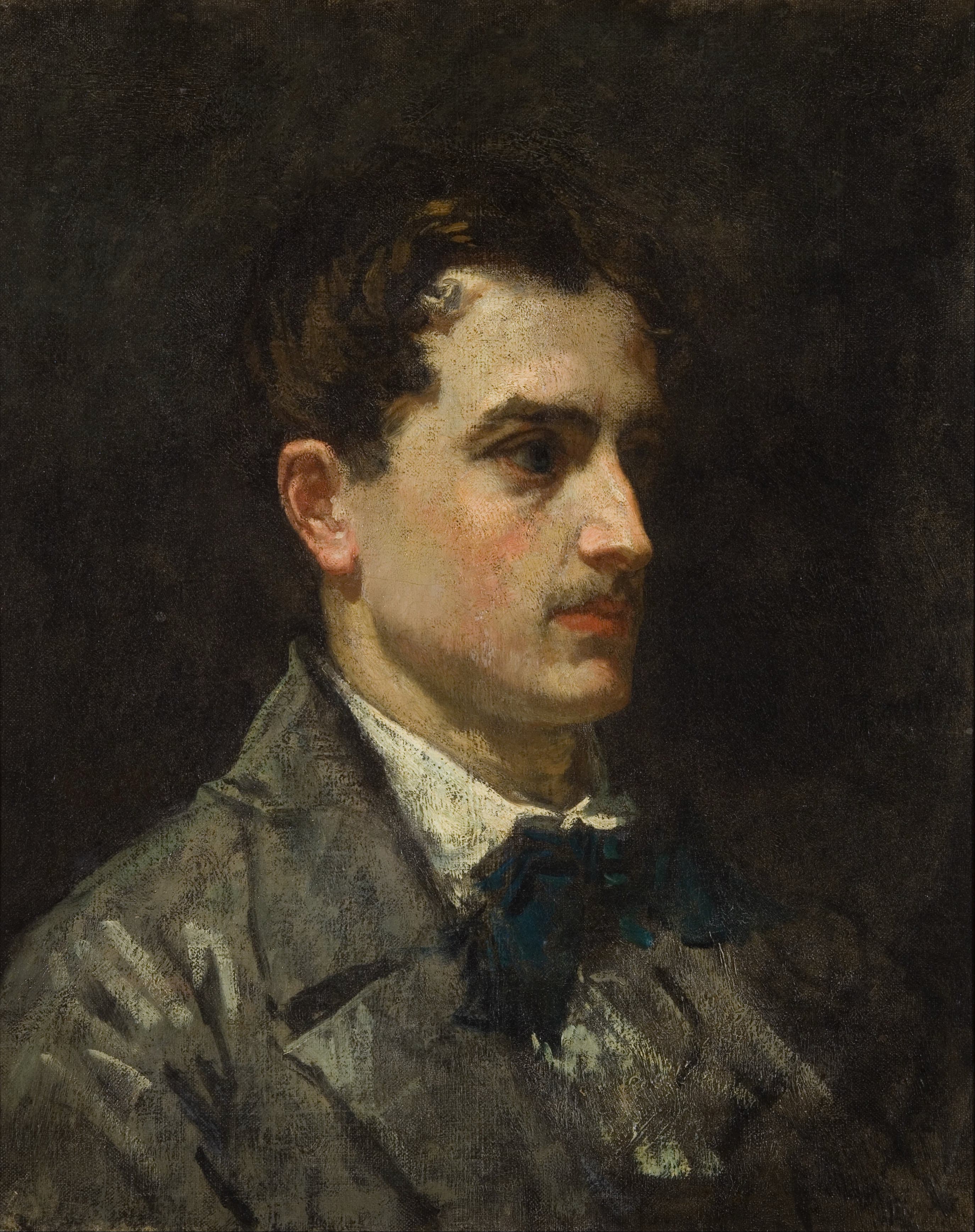 《安托南·普鲁斯特肖像》（Portrait of Antonin Proust）｜爱德华·马奈 Édouard Manet｜约 1879