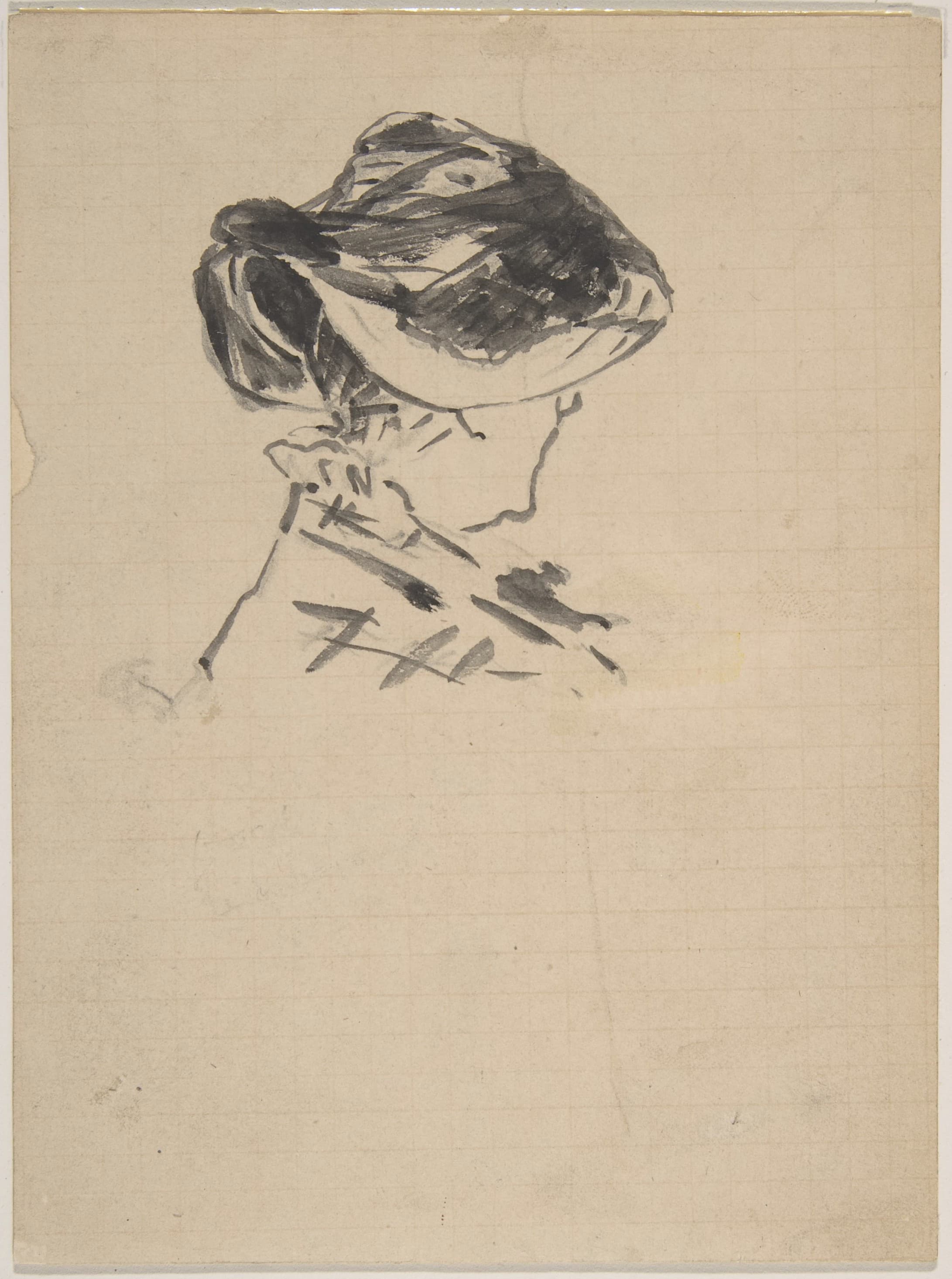 《贝尔维尤的苏珊娜·马奈》（Suzanne Manet at Bellevue）｜爱德华·马奈 Édouard Manet｜约 1870