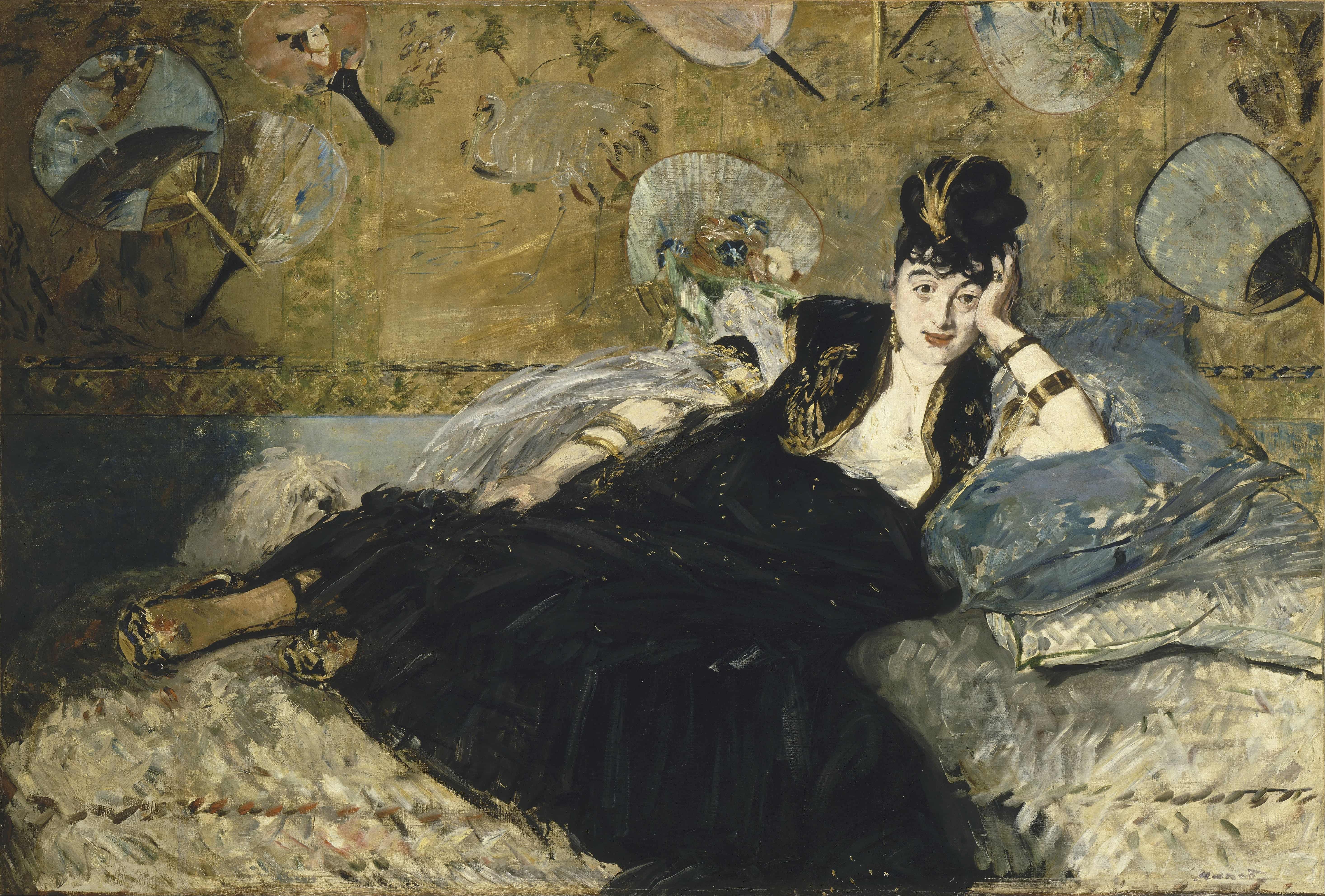 《娜娜》（Nana）｜爱德华·马奈 Édouard Manet｜1877