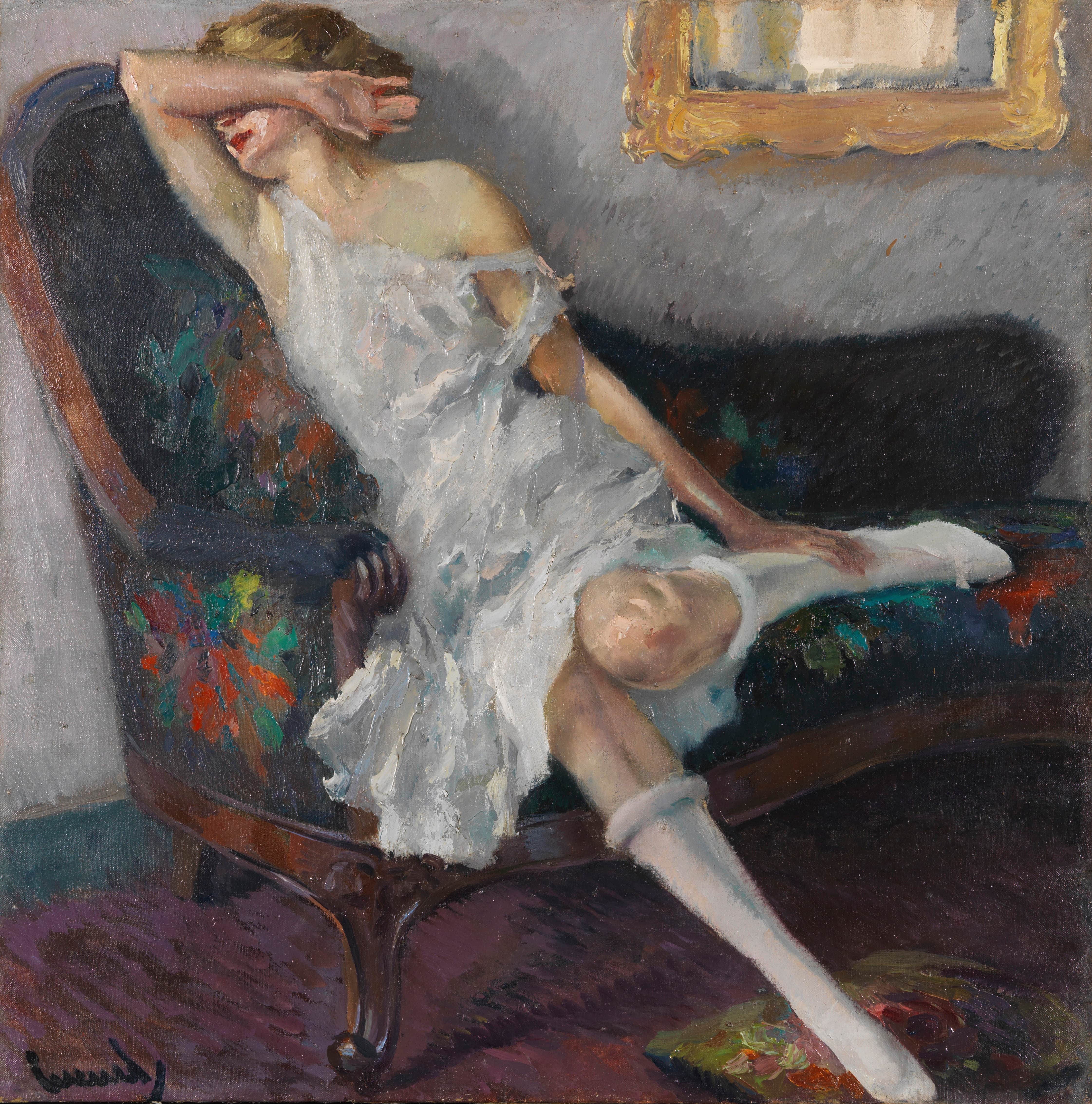 《羞涩》（Shyness）｜爱德华·库库埃尔 Edward Cucuel｜1922