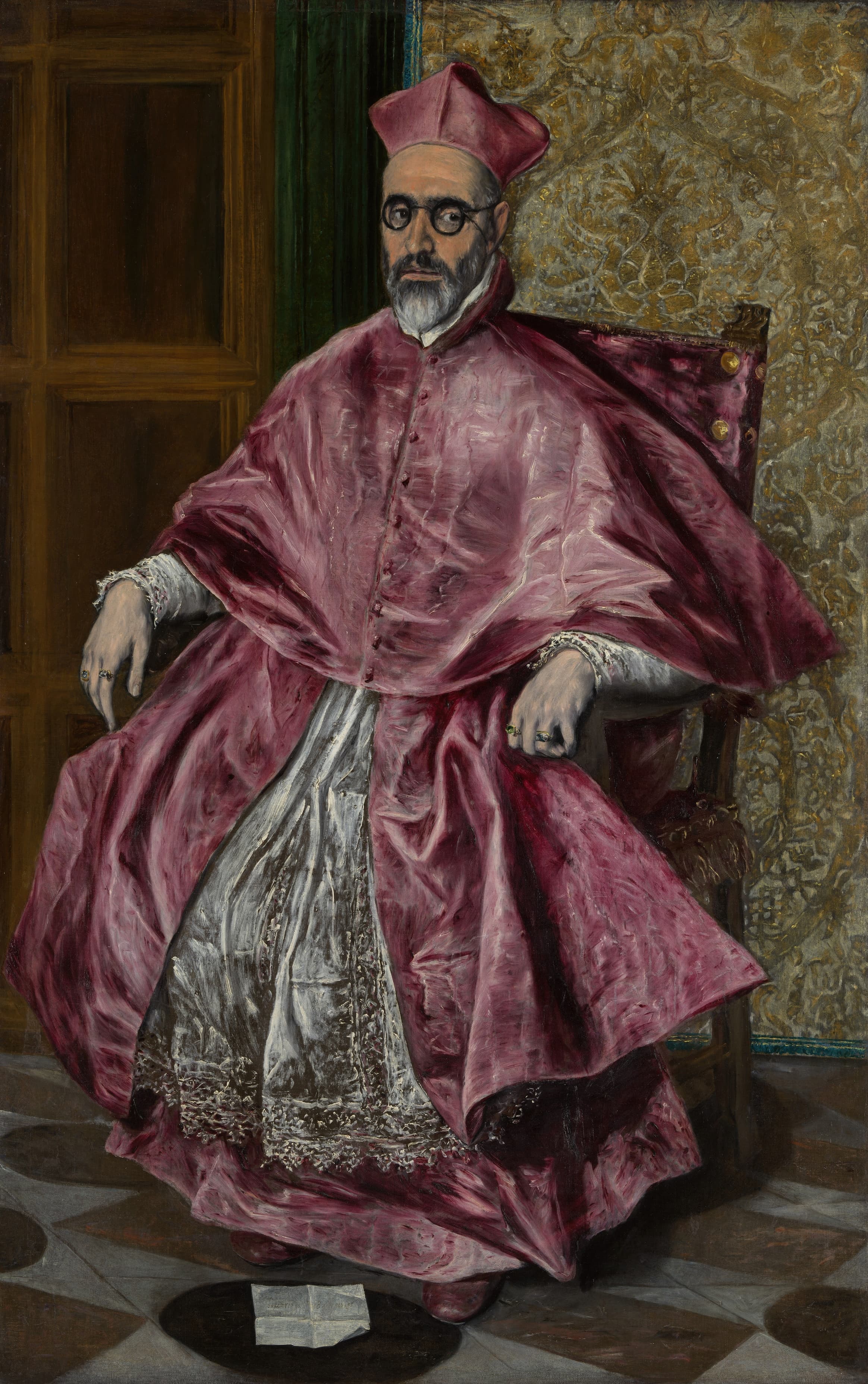 《费尔南多·尼尼奥·德·格瓦拉枢机肖像》（Cardinal Fernando Niño de Guevara (1541–1609)）｜埃尔·格列柯 El Greco｜约1600