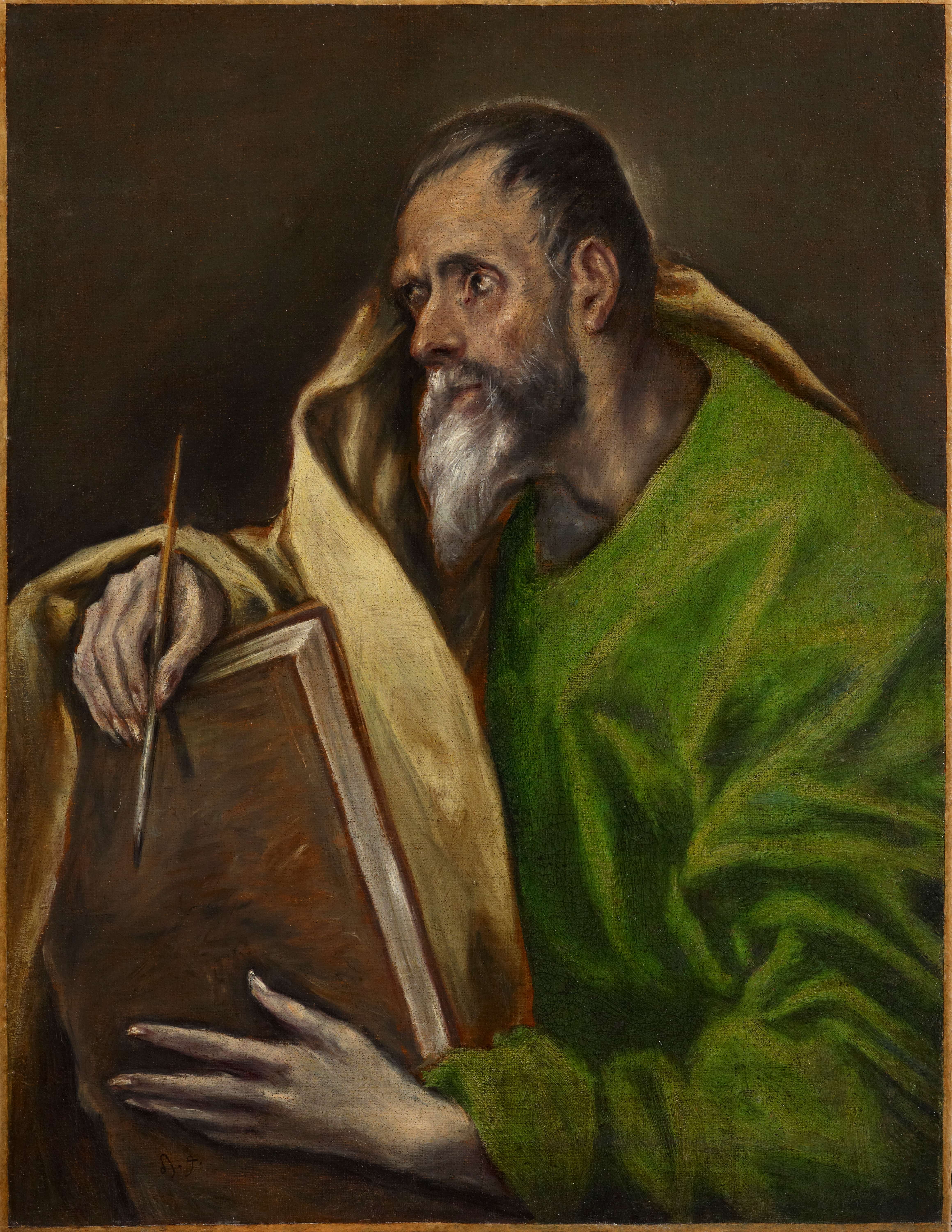 《圣路加》（Saint Luke）｜埃尔·格列柯 El Greco｜1610–1614