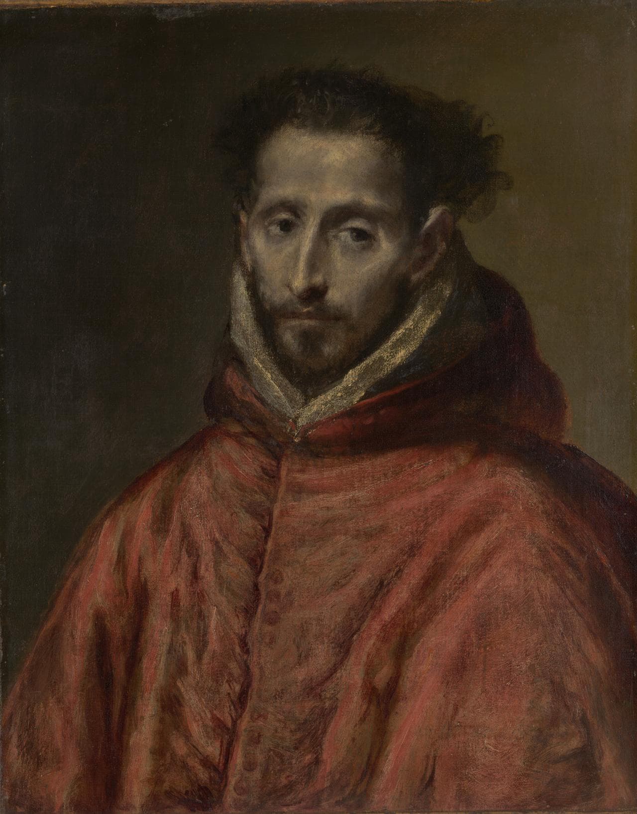 《枢机主教肖像》（Portrait of a Cardinal）｜埃尔·格列柯 El Greco｜约1600–1605
