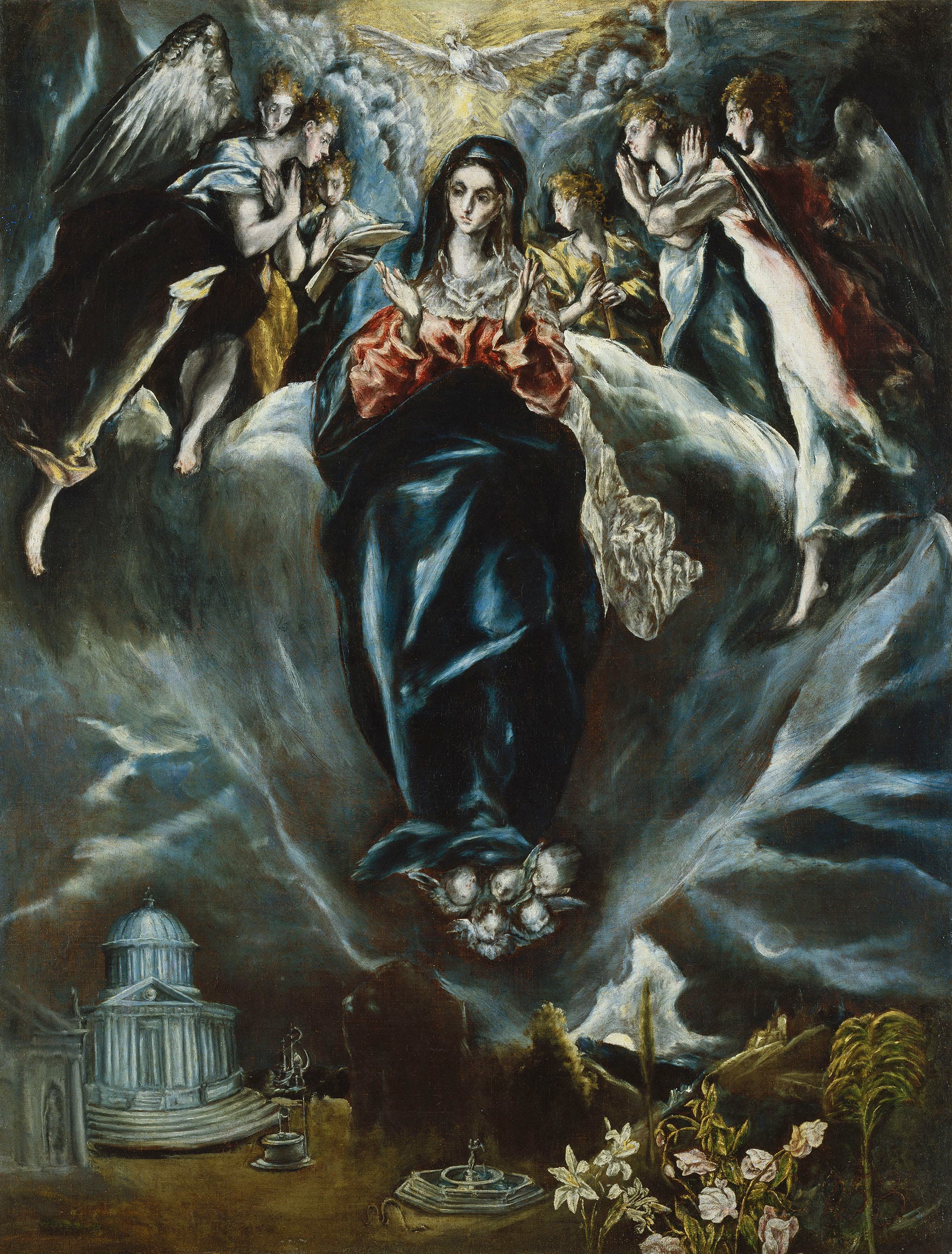《圣母无原罪始胎》（The Immaculate Conception）｜埃尔·格列柯 El Greco｜约1608–1614