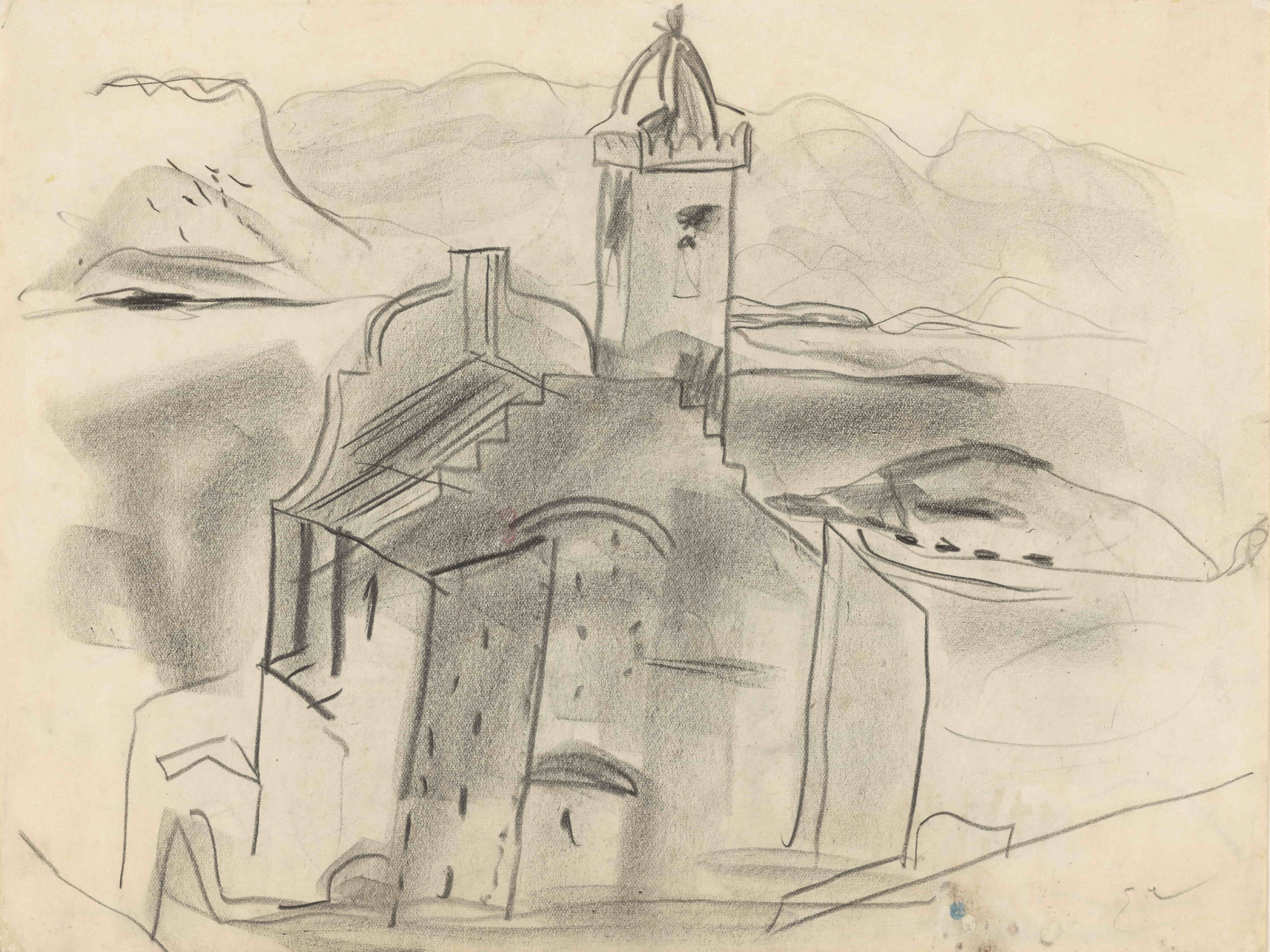 《无题（新圣母玛利亚）》（Untitled (Santa Maria de la Neus)）｜弗朗西丝·霍奇金斯 Frances Hodgkins｜1935–1936