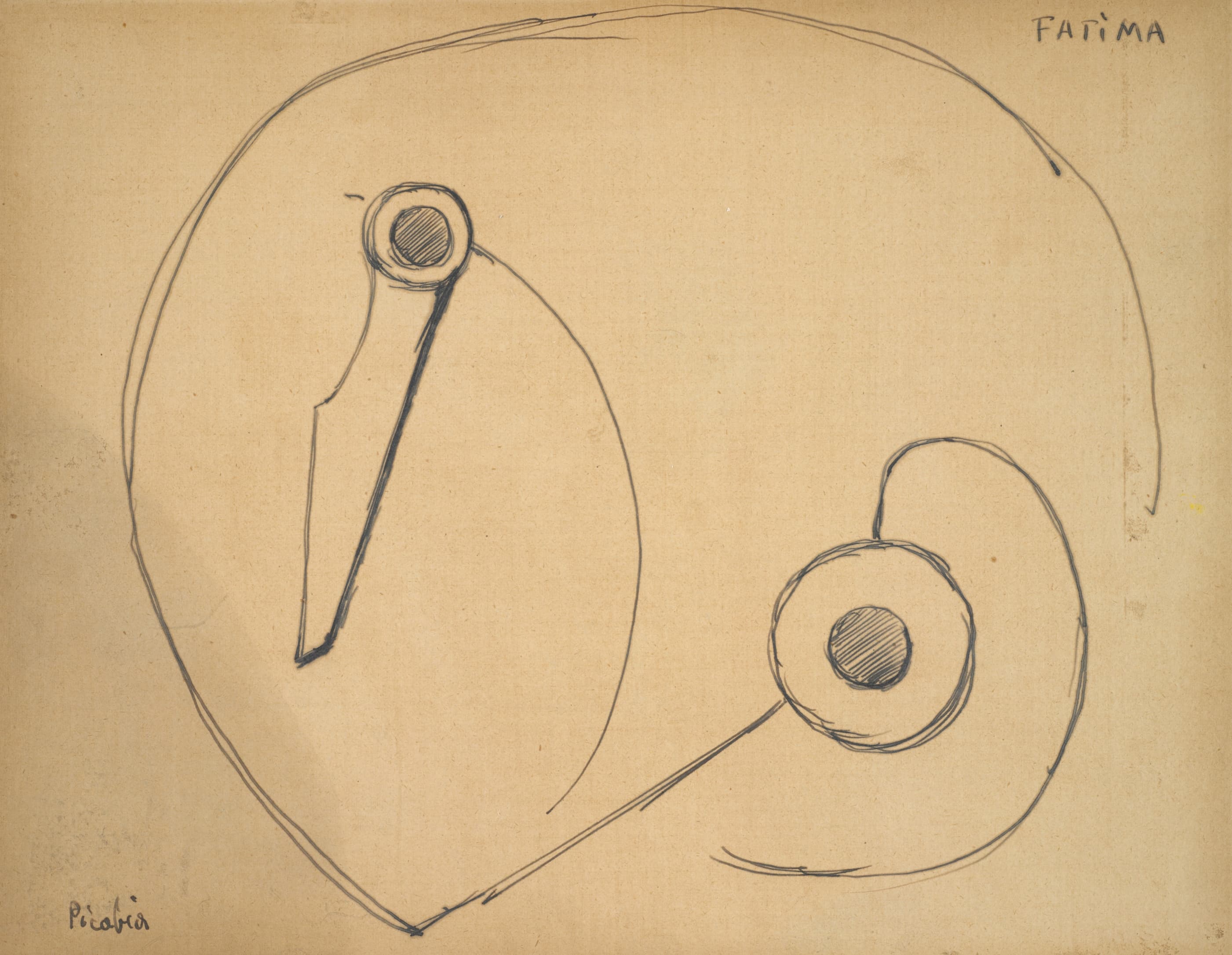 《法蒂玛》（Fatima）｜弗朗西斯·皮卡比亚 Francis Picabia｜不明