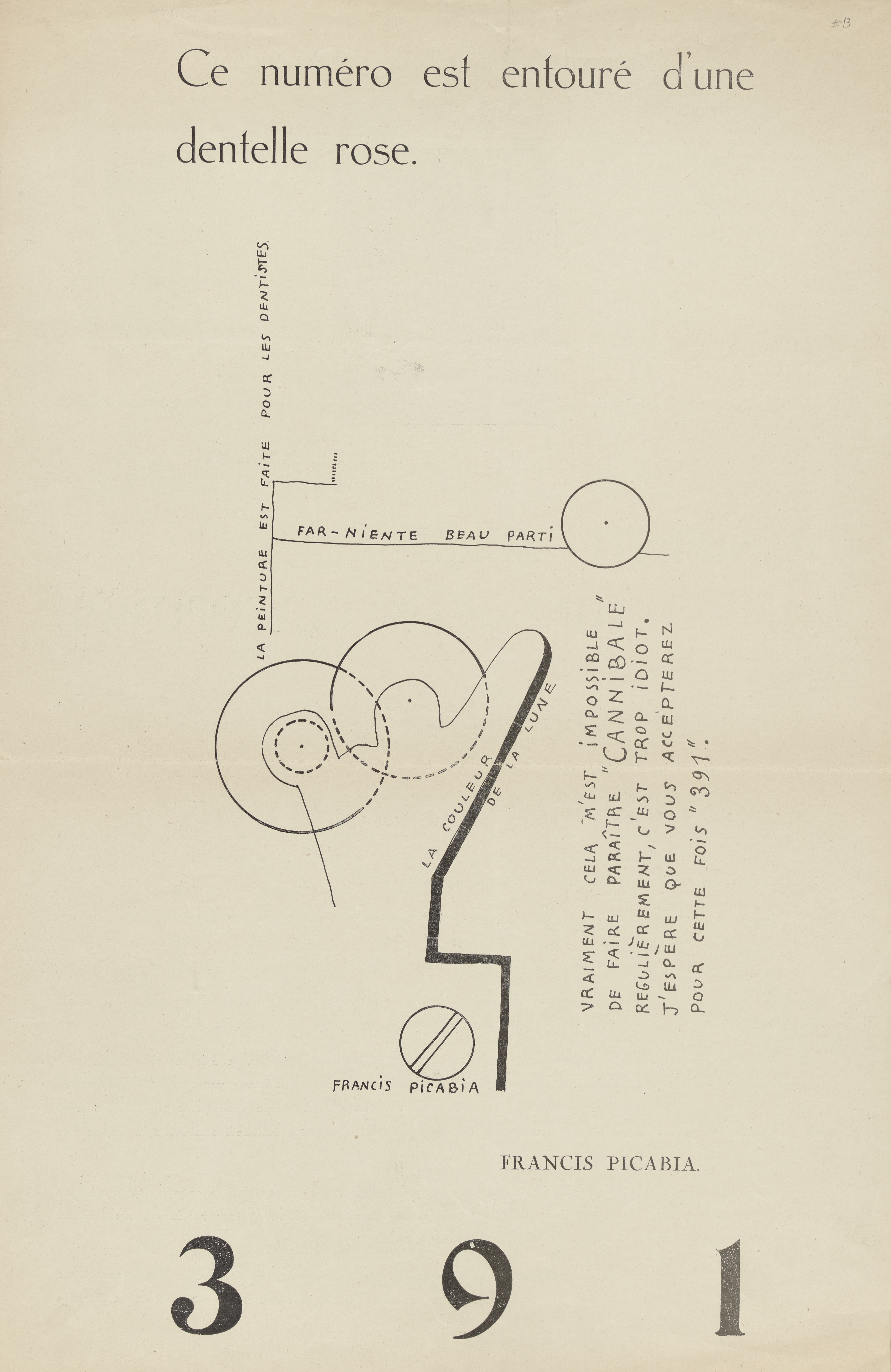 《封面》（Front cover）｜弗朗西斯·皮卡比亚 Francis Picabia｜1917