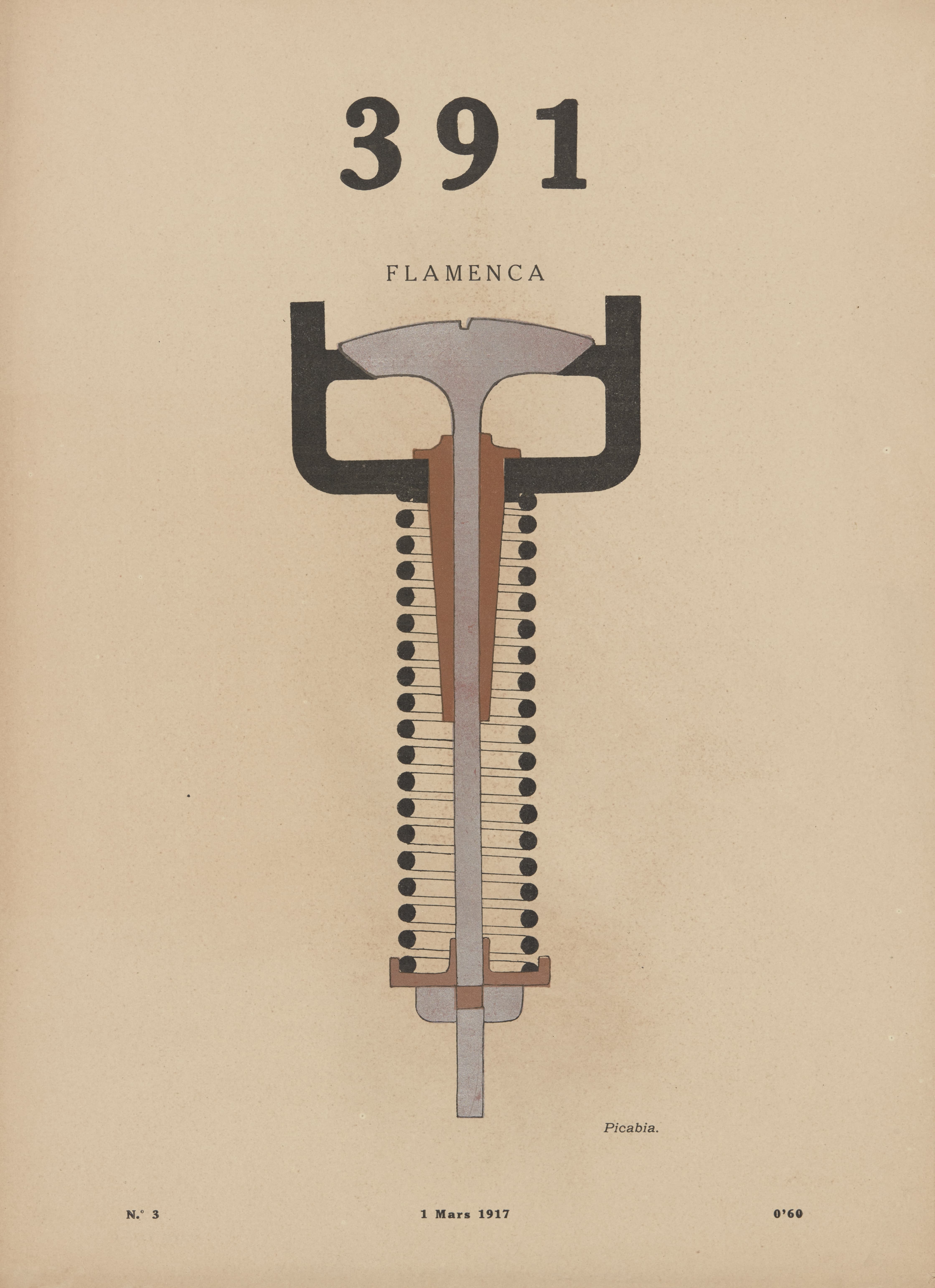 《封面》（Front cover）｜弗朗西斯·皮卡比亚 Francis Picabia｜1917