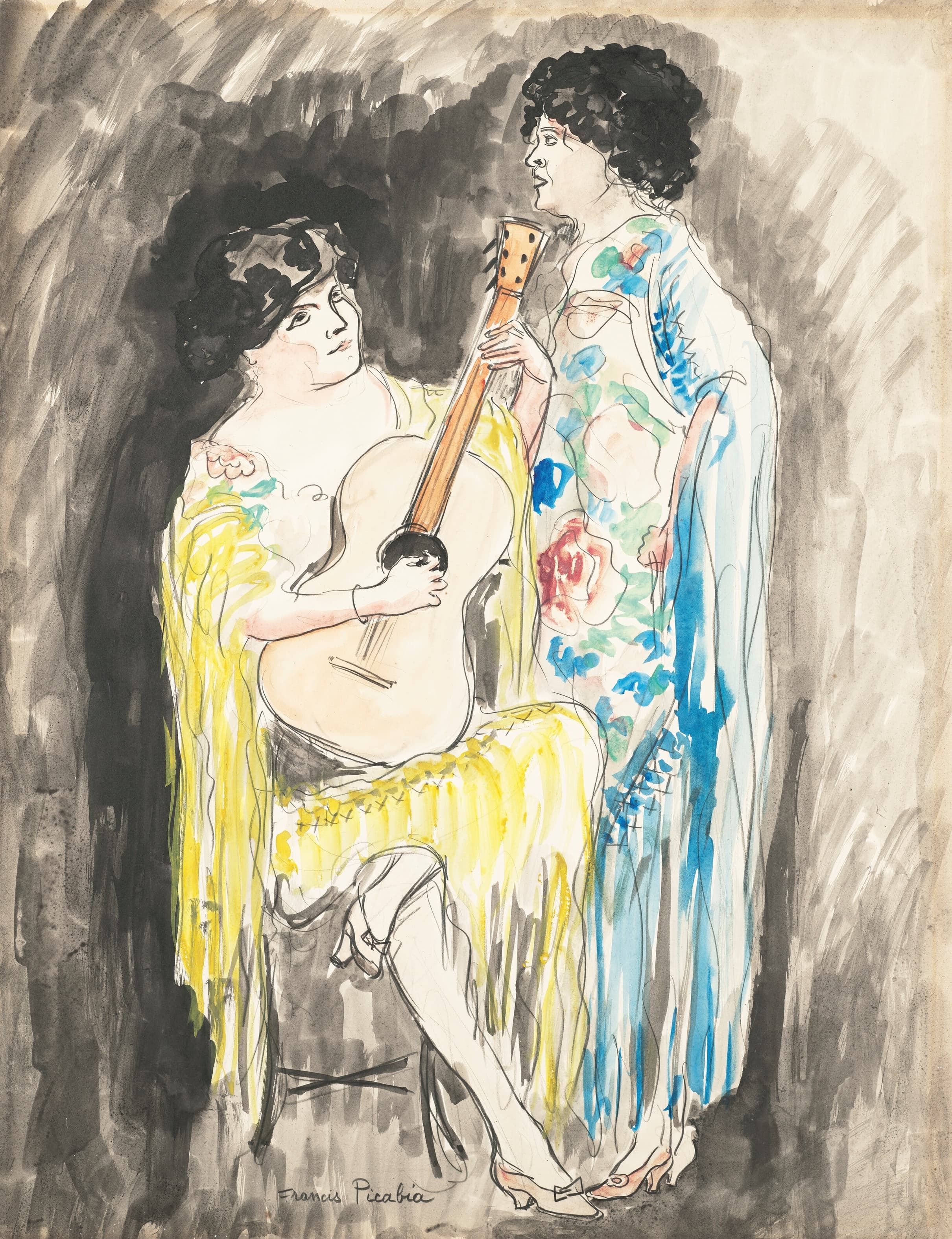 《无题（西班牙语）》（Untitled (Spanish)）｜弗朗西斯·皮卡比亚 Francis Picabia｜1922–1923