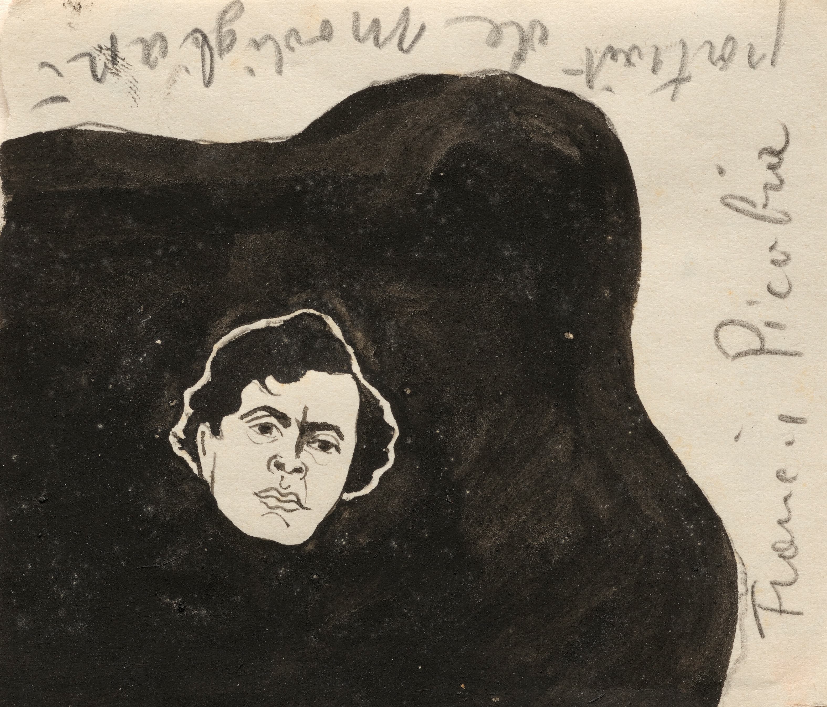《莫迪利亚尼的肖像》（Portrait of Modigliani）｜弗朗西斯·皮卡比亚 Francis Picabia｜1922–1924