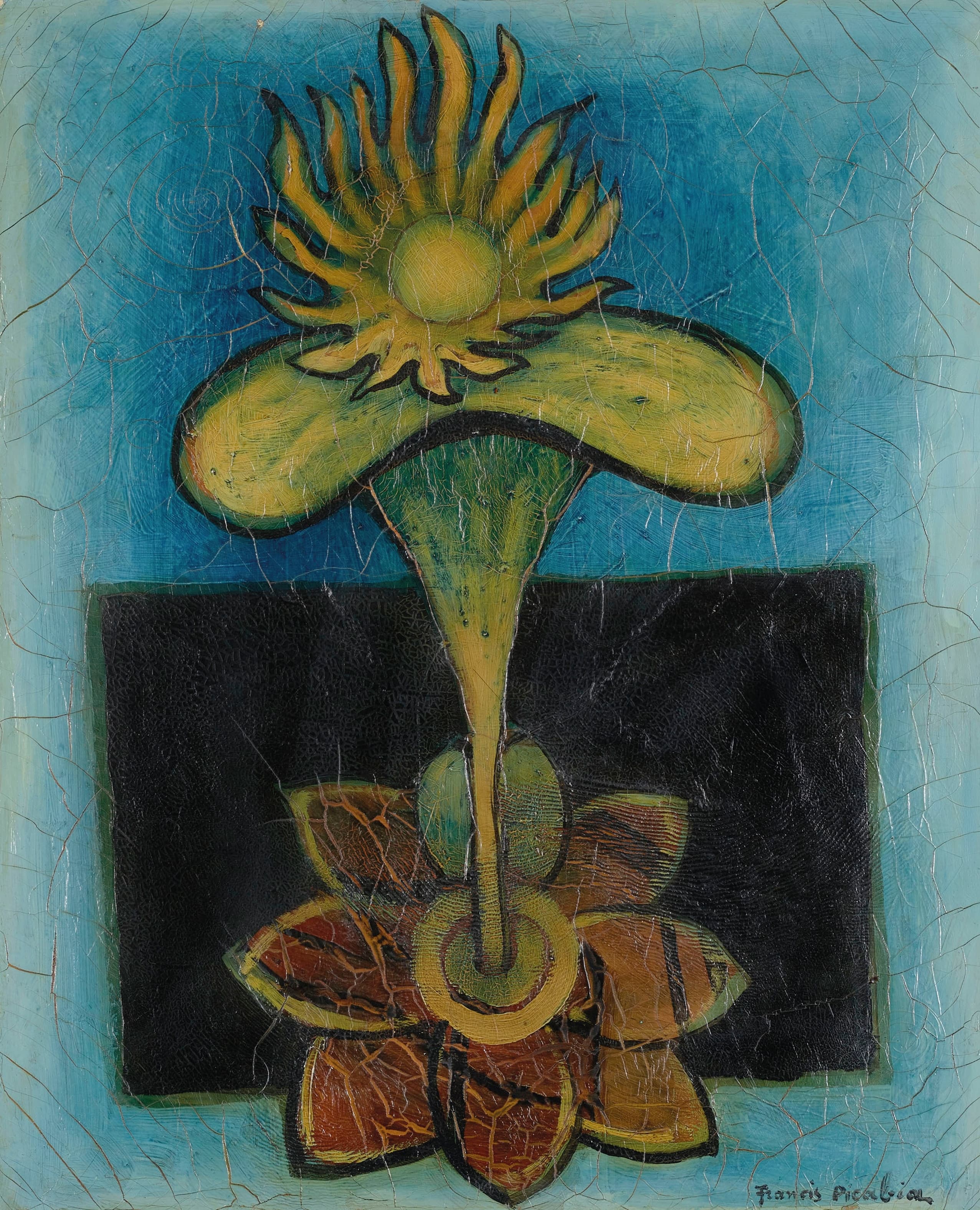 《花》（The flower）｜弗朗西斯·皮卡比亚 Francis Picabia｜约1934–1936