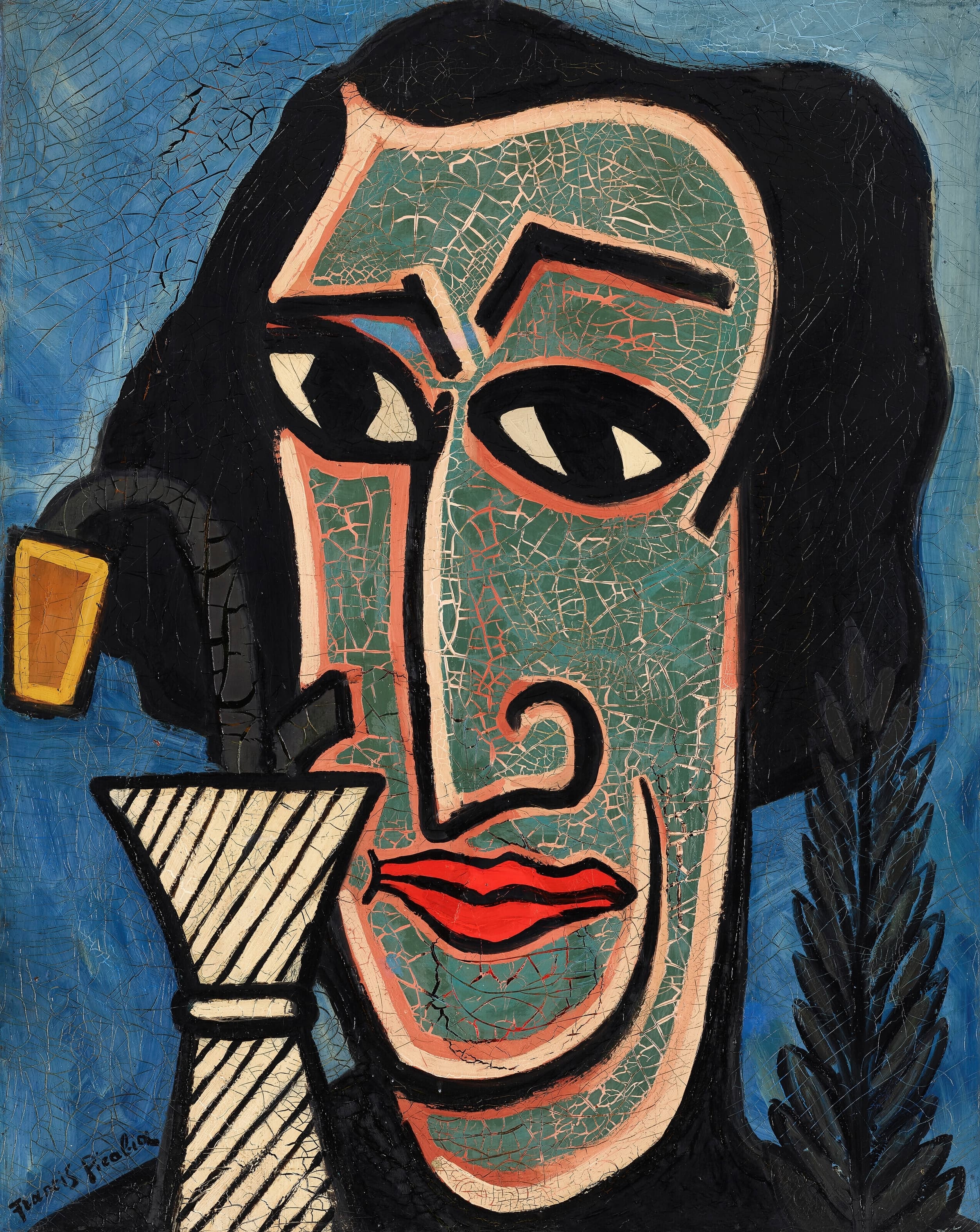 《西班牙诗人》（Spanish poet）｜弗朗西斯·皮卡比亚 Francis Picabia｜约1938–1939