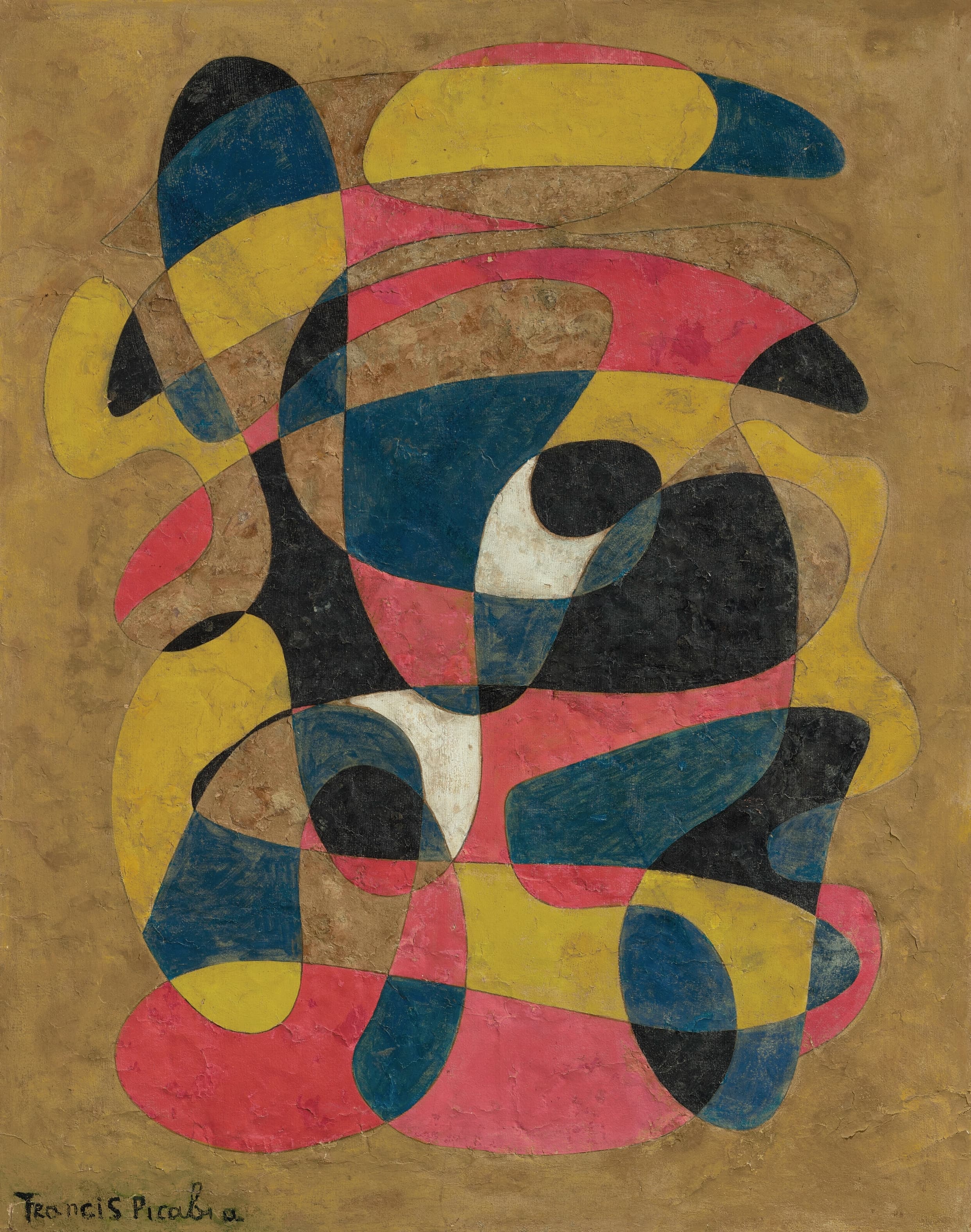 《作品》（Composition）｜弗朗西斯·皮卡比亚 Francis Picabia｜约1939