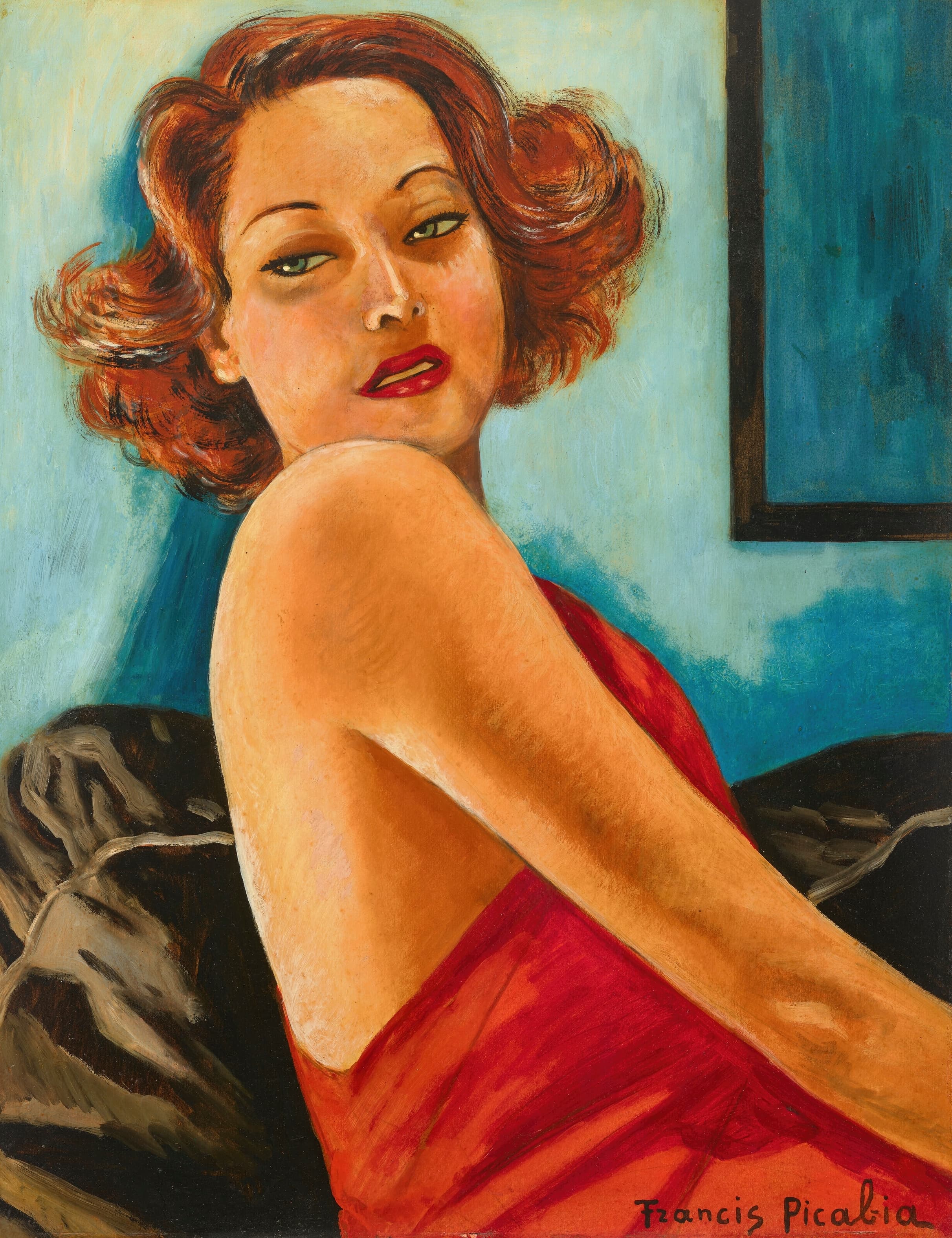 《无题》（Untitled）｜弗朗西斯·皮卡比亚 Francis Picabia｜约1940–1942
