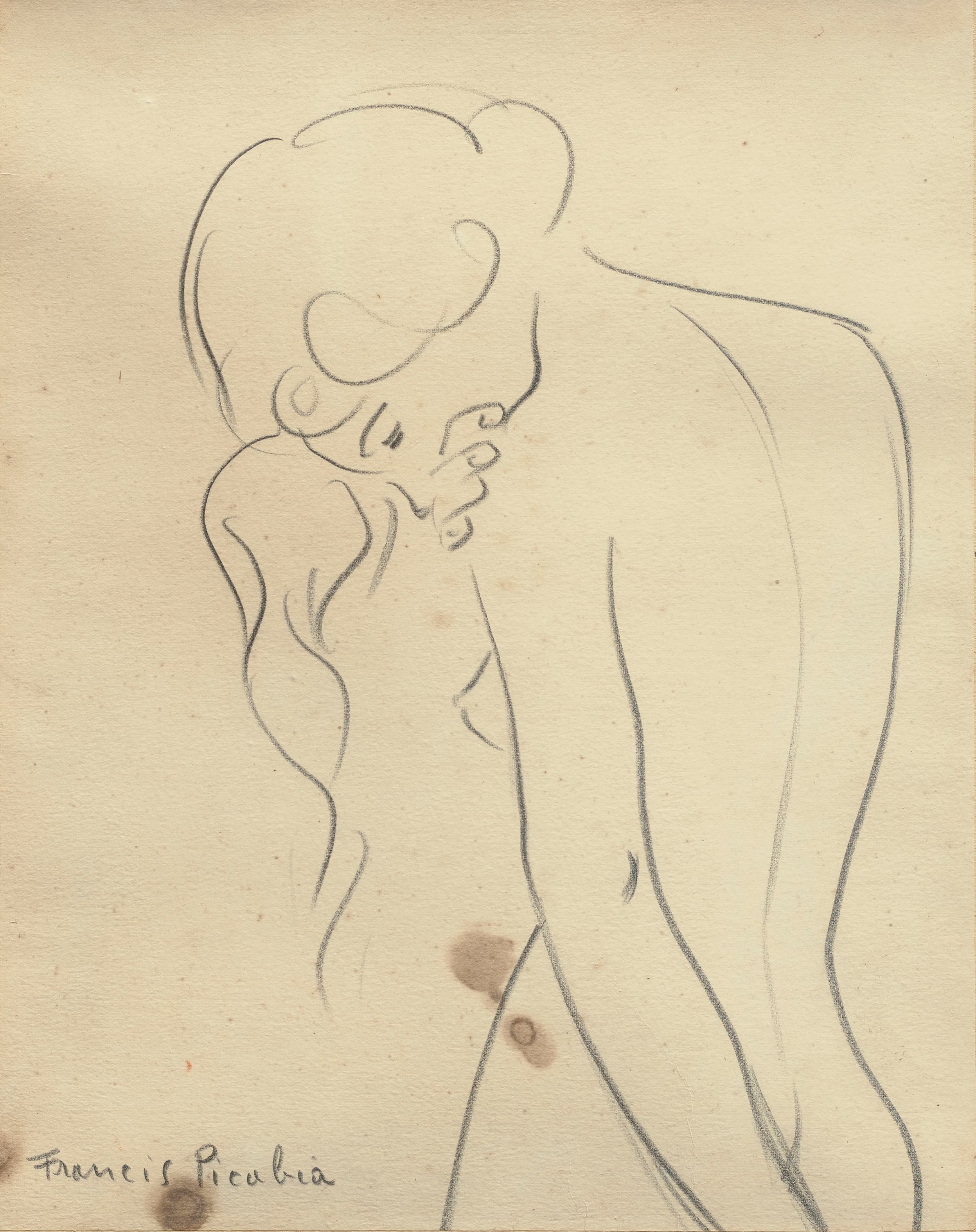 《无题》（Untitled）｜弗朗西斯·皮卡比亚 Francis Picabia｜1940–1942