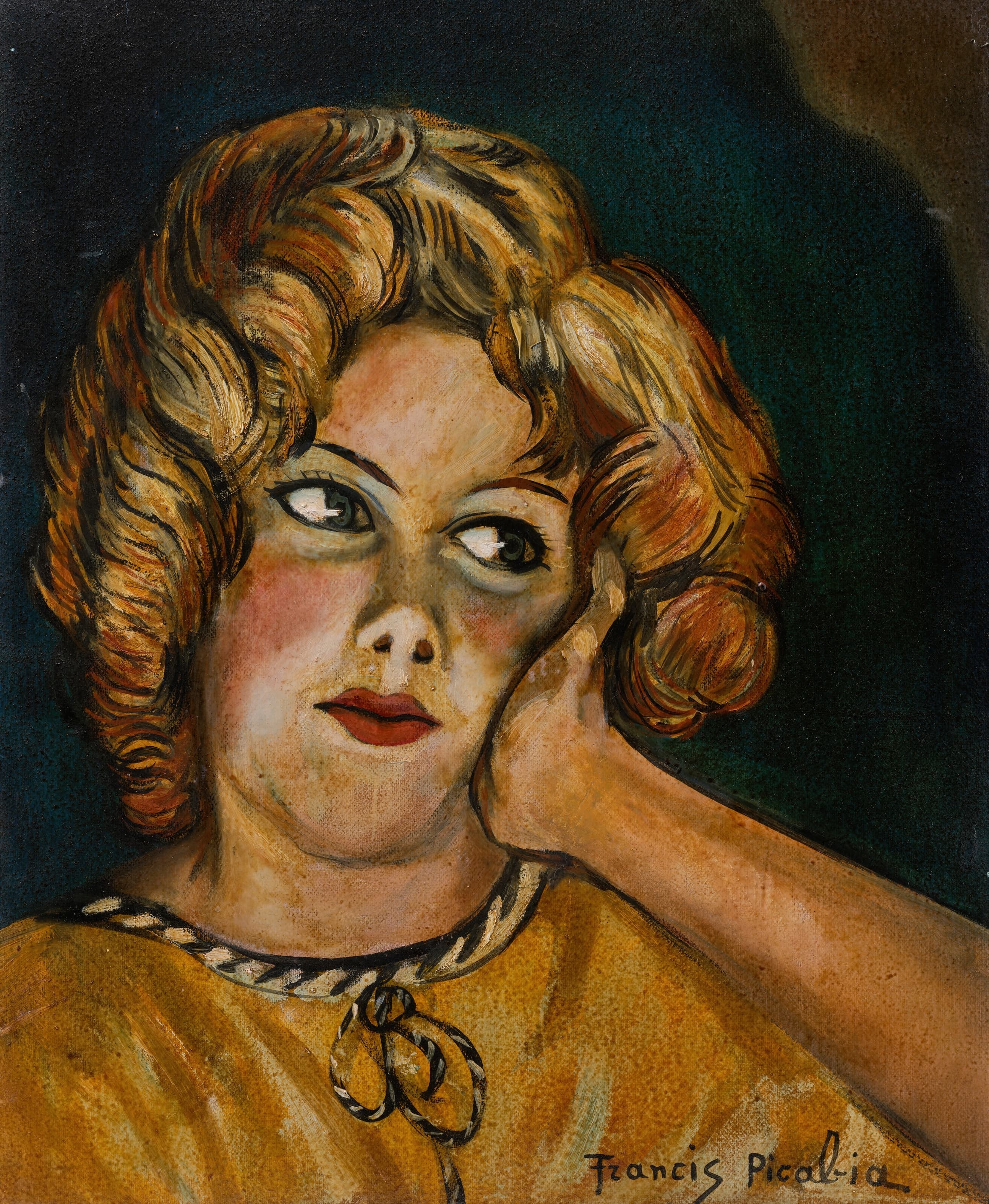 《无题》（Untitled）｜弗朗西斯·皮卡比亚 Francis Picabia｜约1942–1943