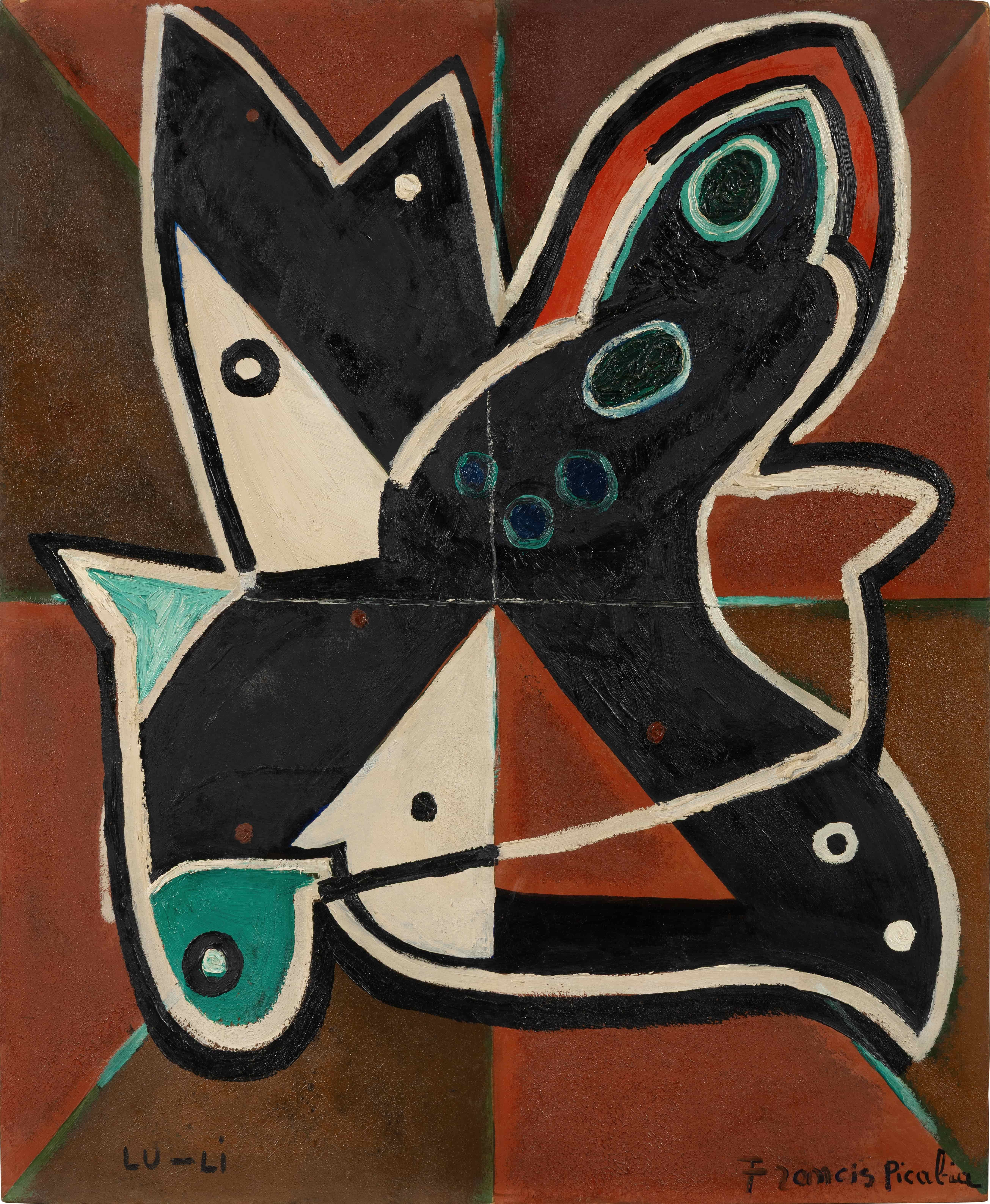 《露丽》（Lu-Li）｜弗朗西斯·皮卡比亚 Francis Picabia｜1945