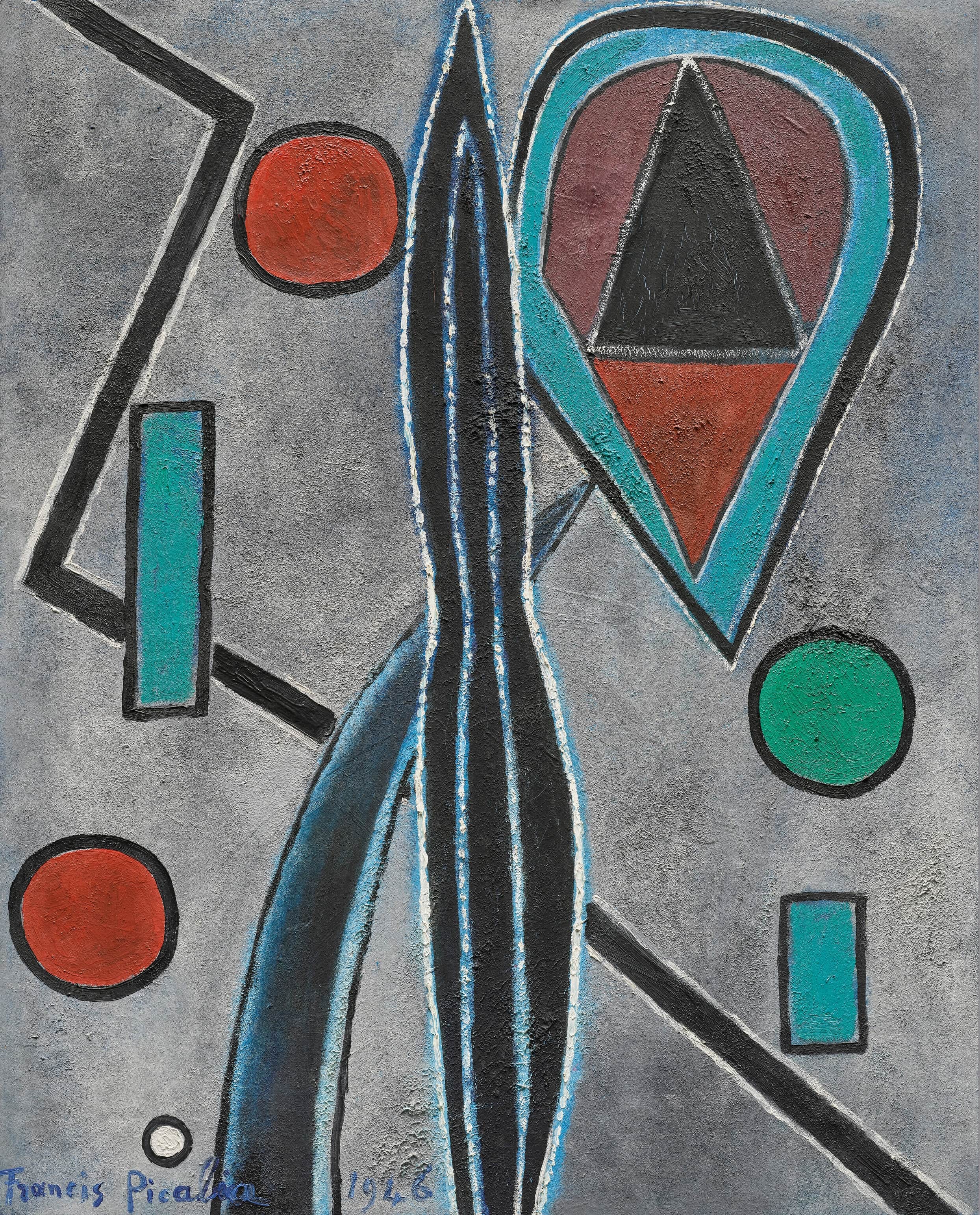 《时不时》（Now and then）｜弗朗西斯·皮卡比亚 Francis Picabia｜1946