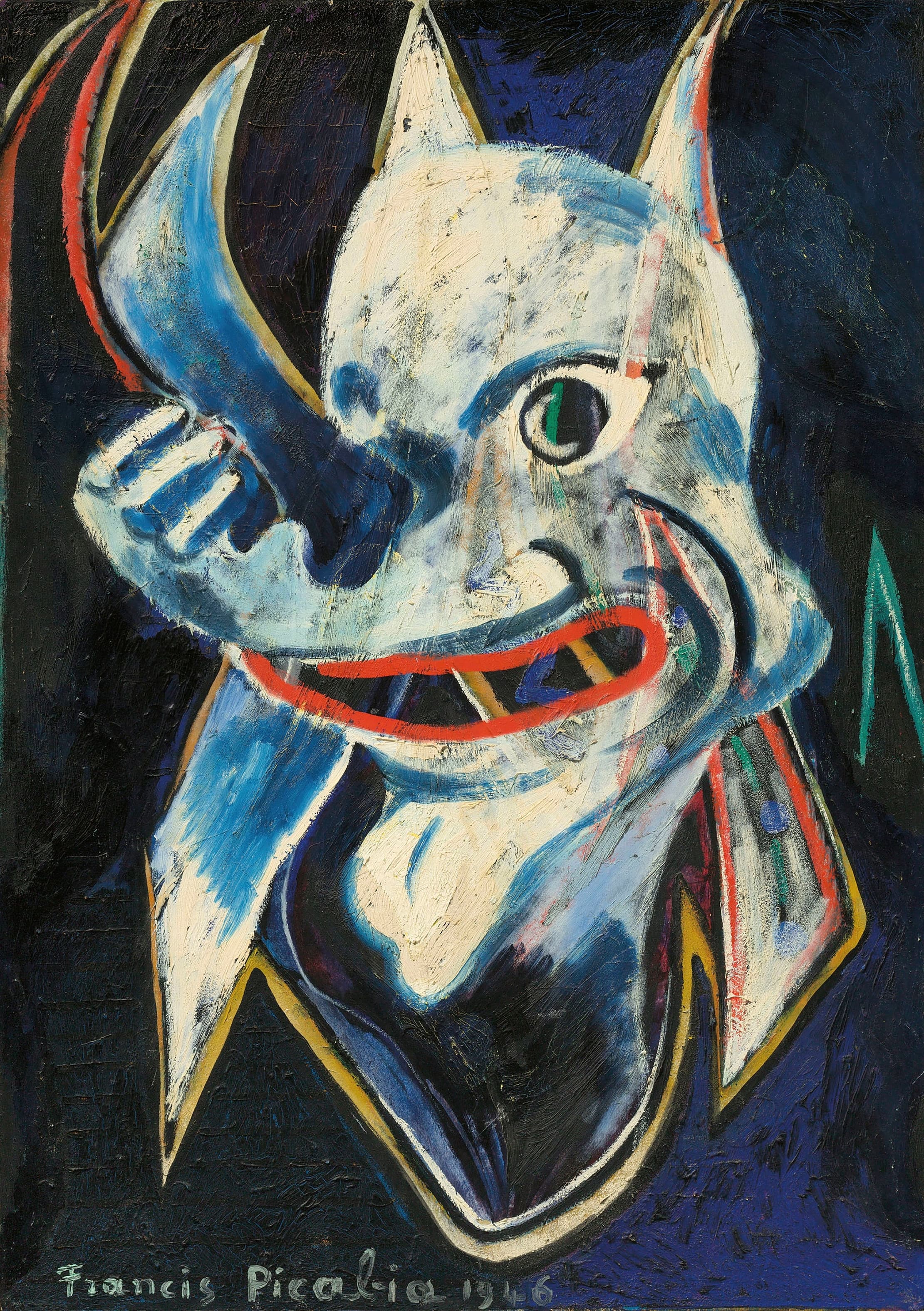 《怪物》（Monster）｜弗朗西斯·皮卡比亚 Francis Picabia｜1946
