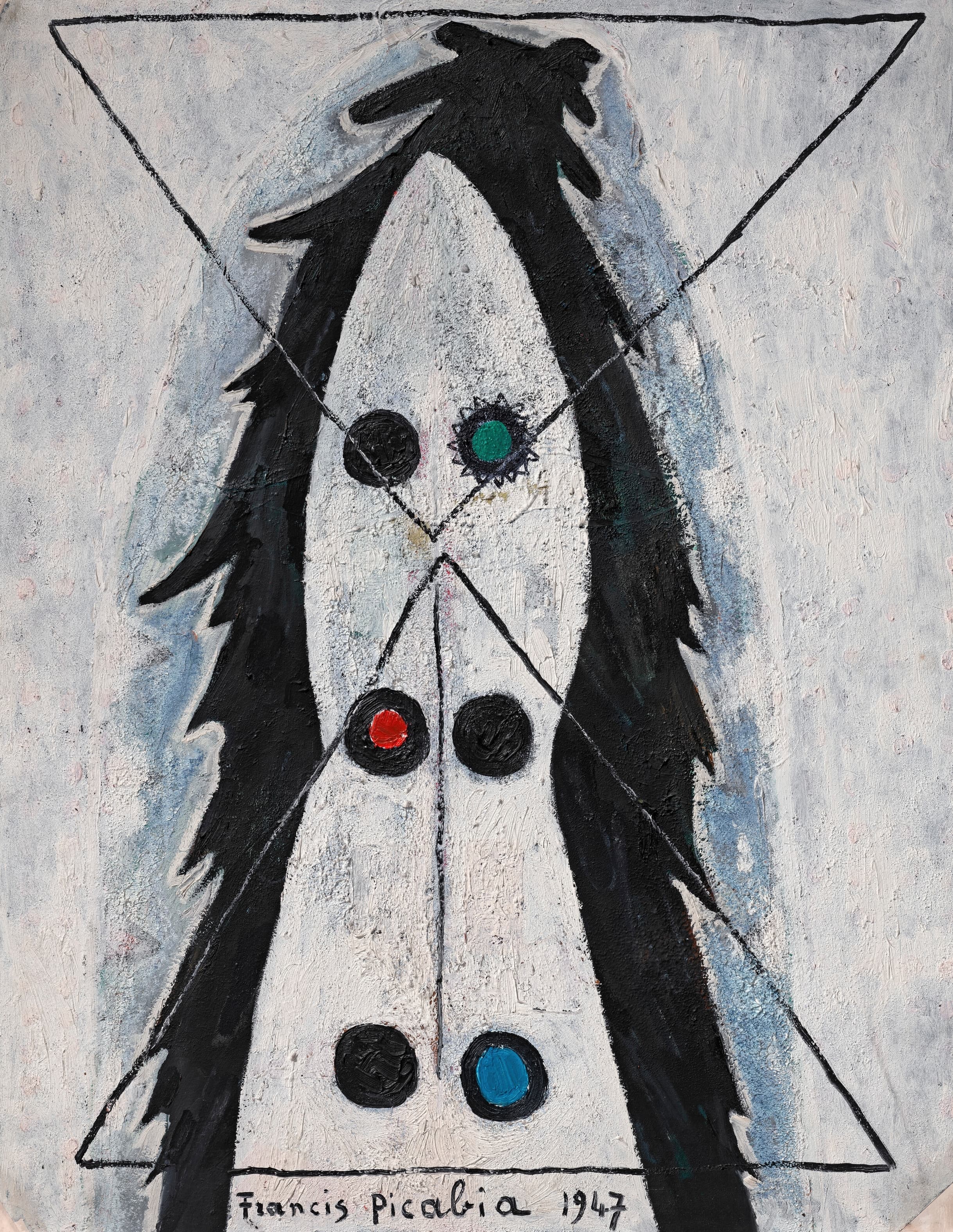 《无题》（Untitled）｜弗朗西斯·皮卡比亚 Francis Picabia｜1947