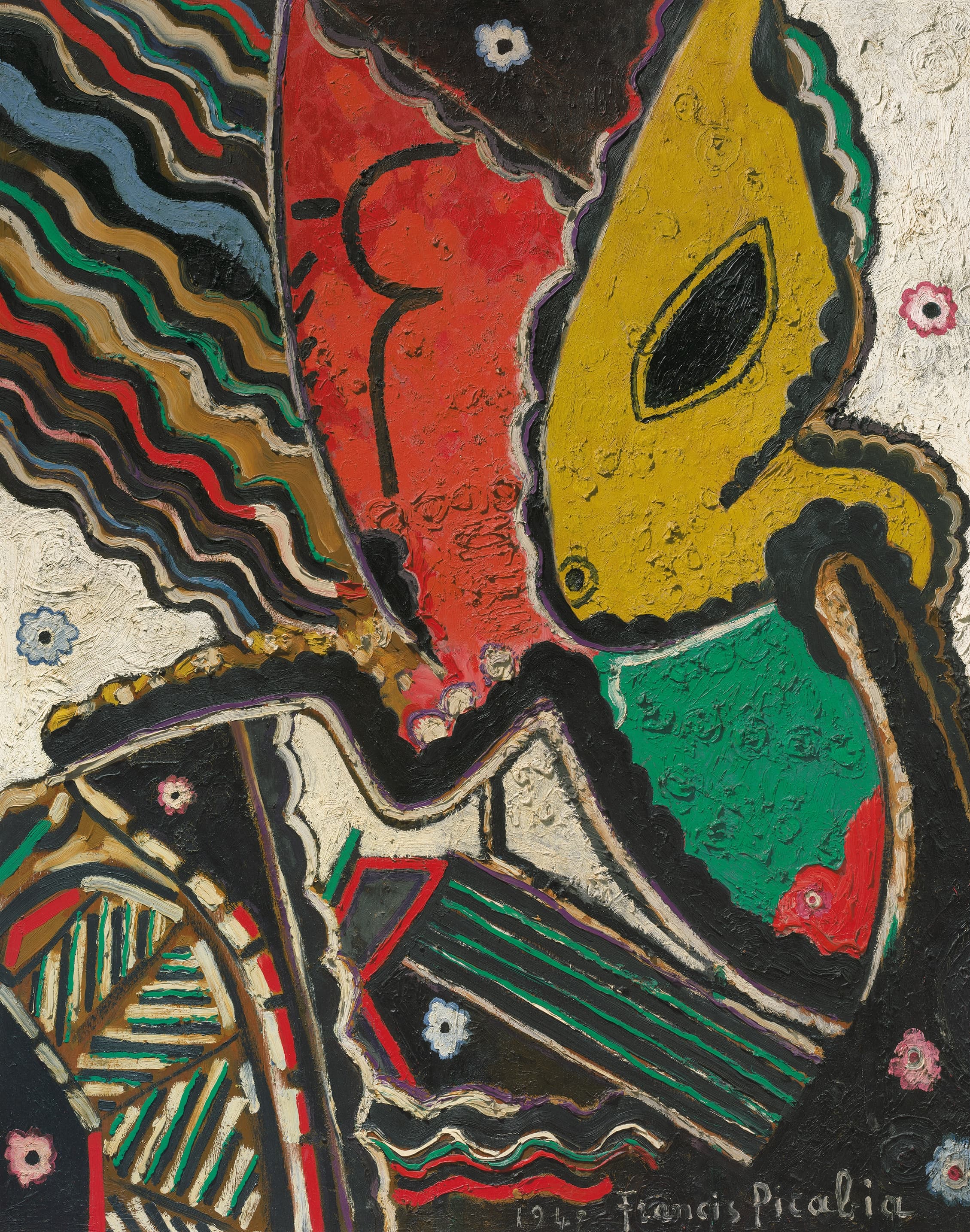 《无题（威尼斯）》（Untitled (Venice)）｜弗朗西斯·皮卡比亚 Francis Picabia｜1948