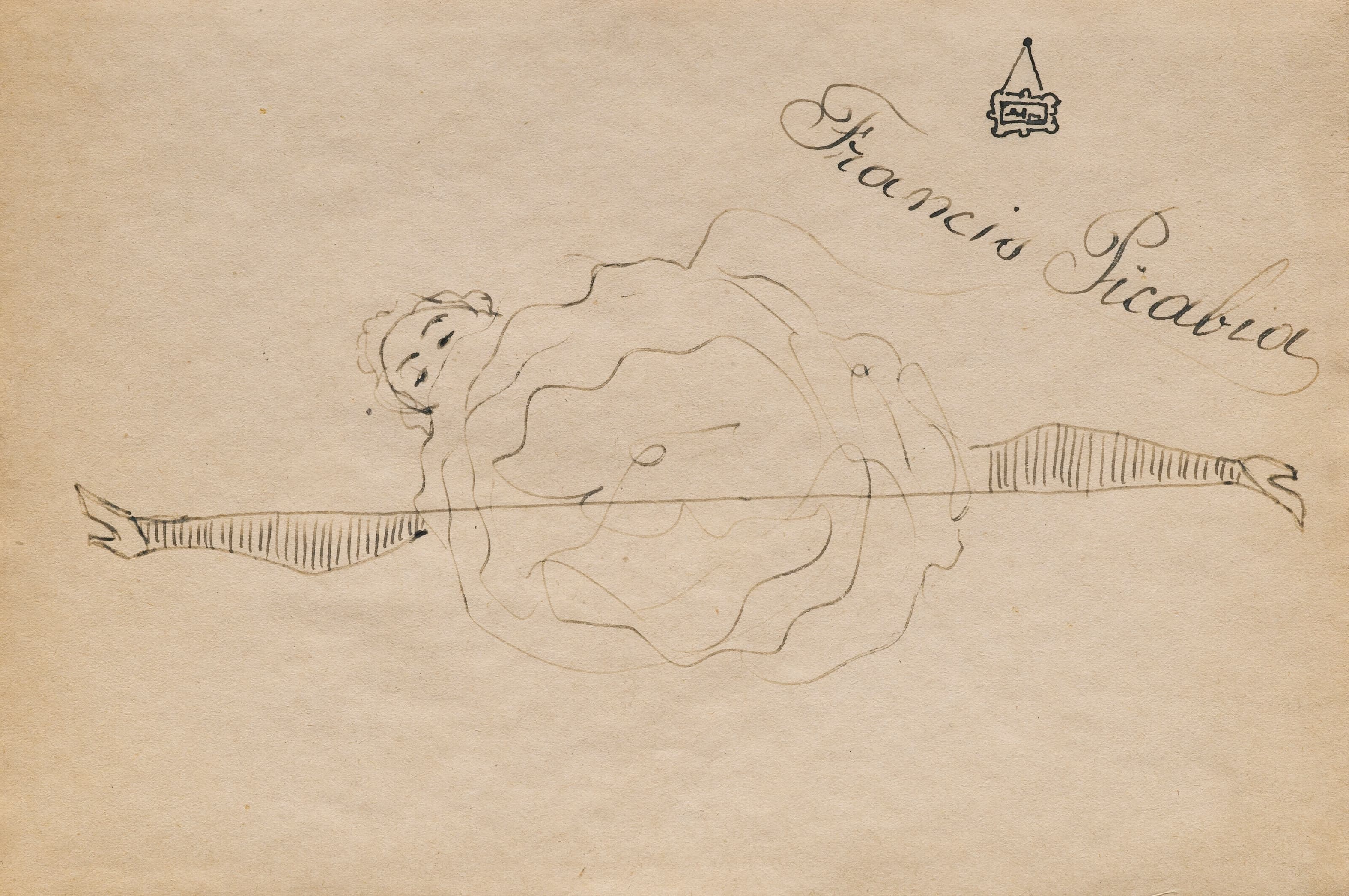 《无题》（Untitled）｜弗朗西斯·皮卡比亚 Francis Picabia｜约1948–1950