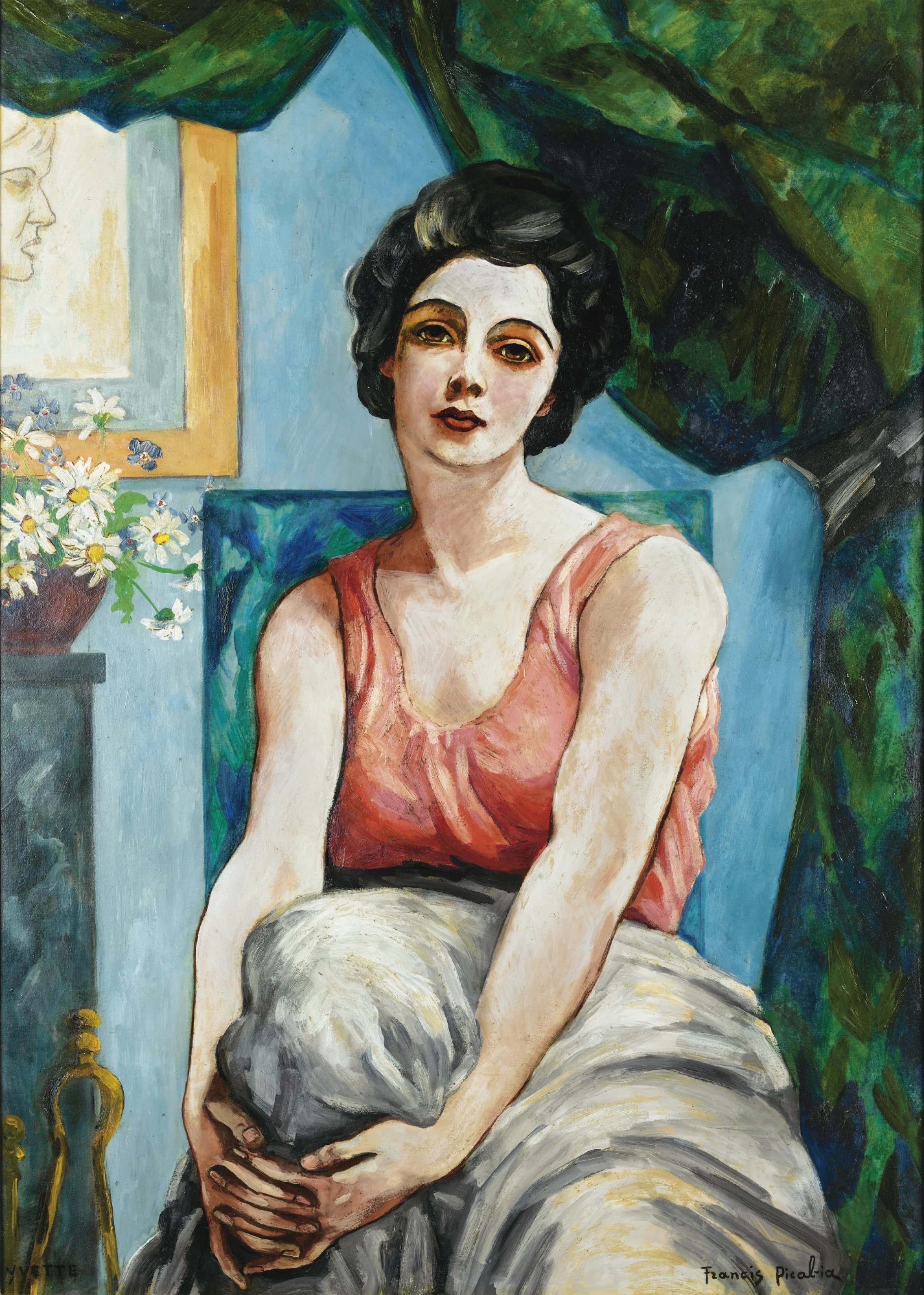 《伊薇特的肖像》（Portrait of Yvette）｜弗朗西斯·皮卡比亚 Francis Picabia｜不明
