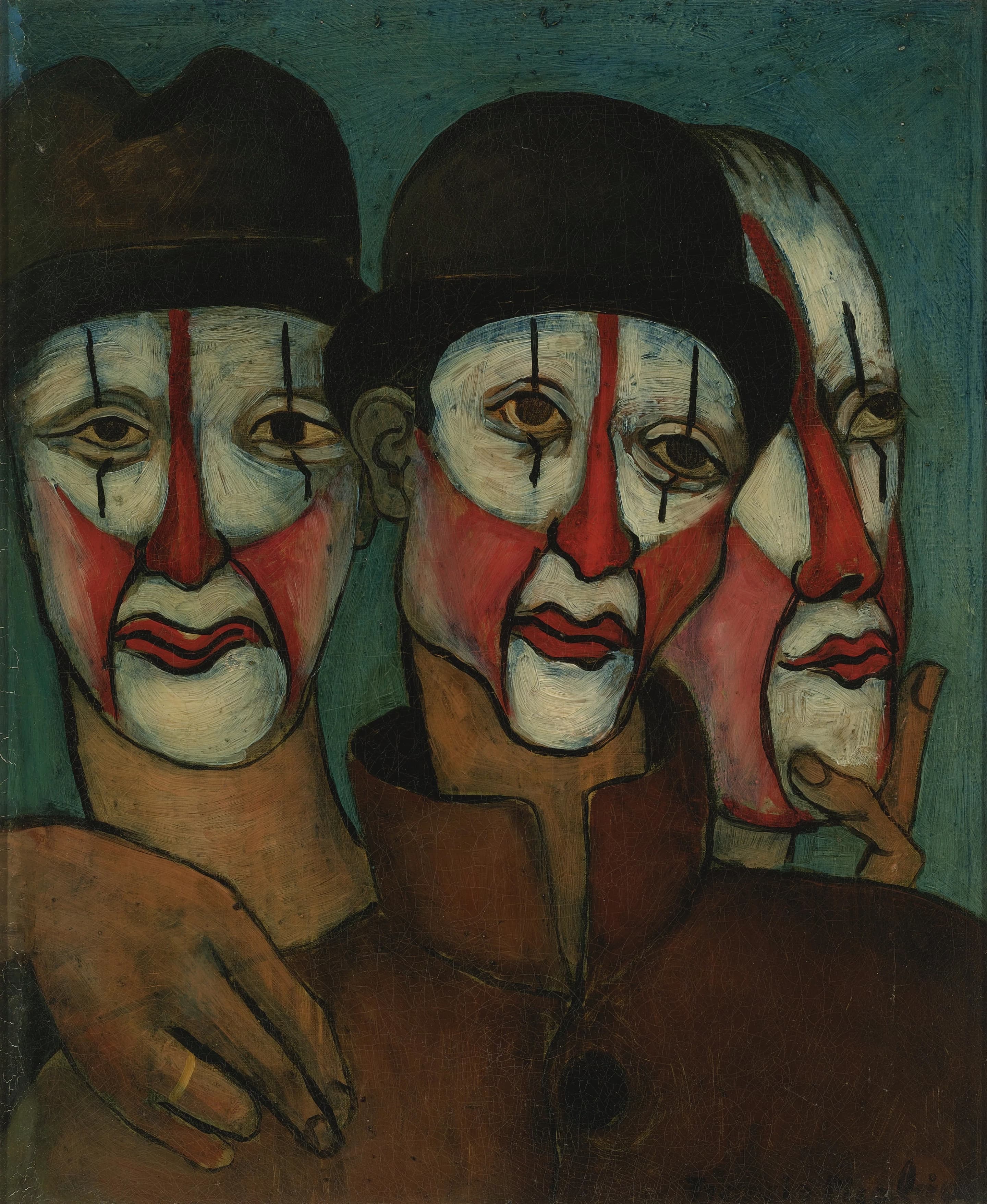 《三哑剧》（Three mimes）｜弗朗西斯·皮卡比亚 Francis Picabia｜不明