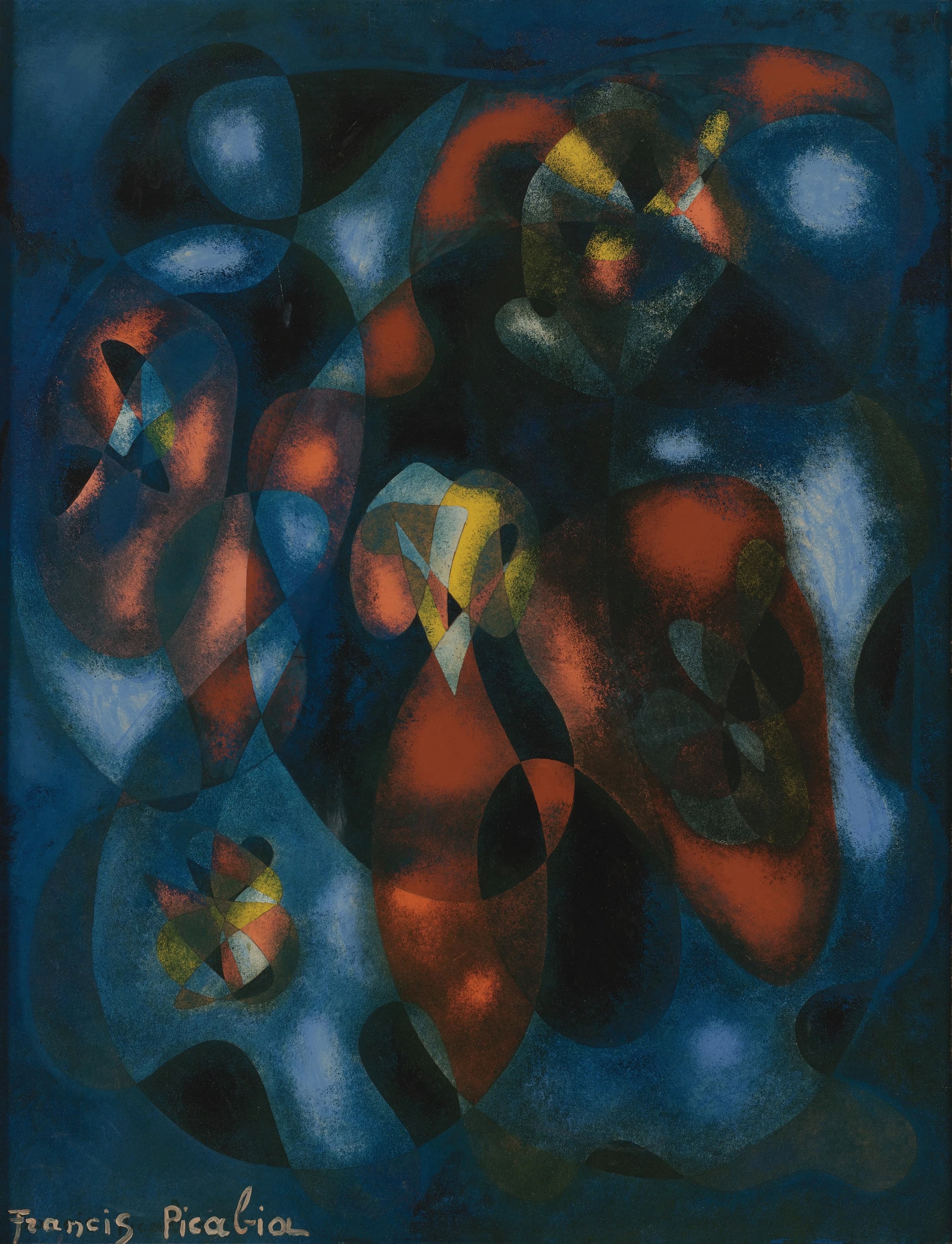 《抽象的》（Abstract）｜弗朗西斯·皮卡比亚 Francis Picabia｜不明