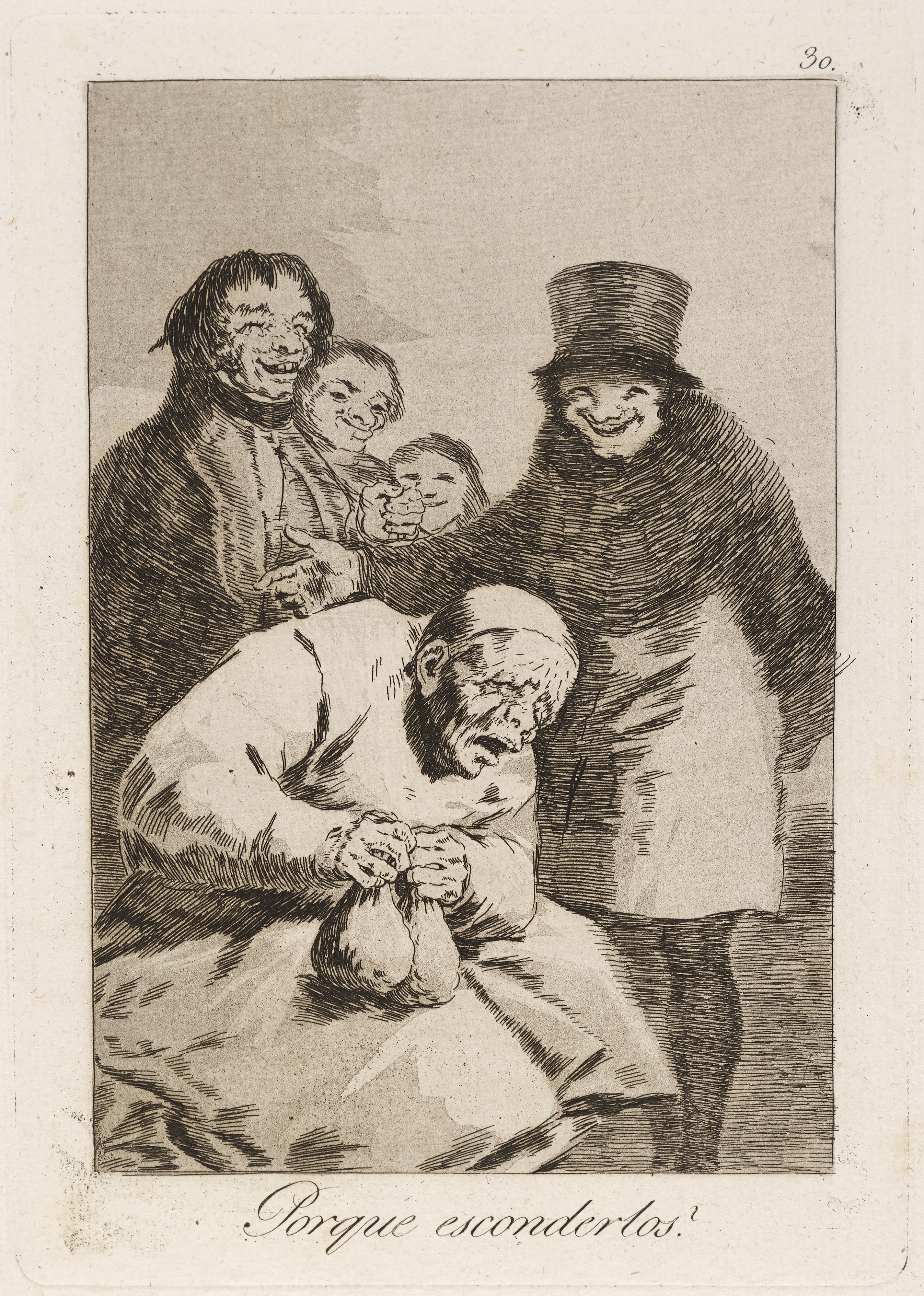 《为什么要隐藏它们》（Why hide them）｜弗朗西斯科·戈雅 Francisco de Goya｜1796–1797