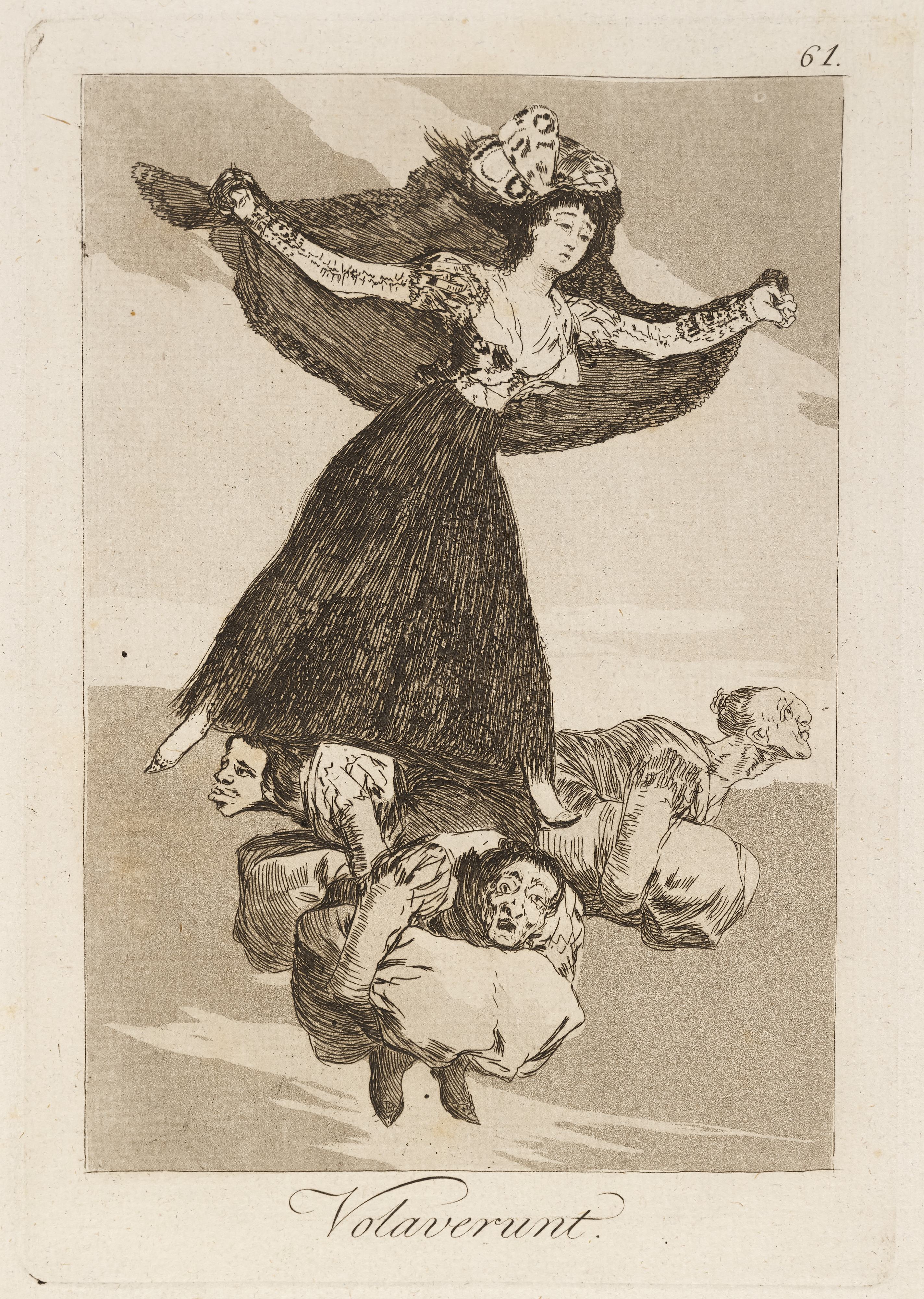 《沃拉弗伦特。 （他们已经飞走了。）》（Volaverunt. (They have flown.)）｜弗朗西斯科·戈雅 Francisco de Goya｜1796–1797