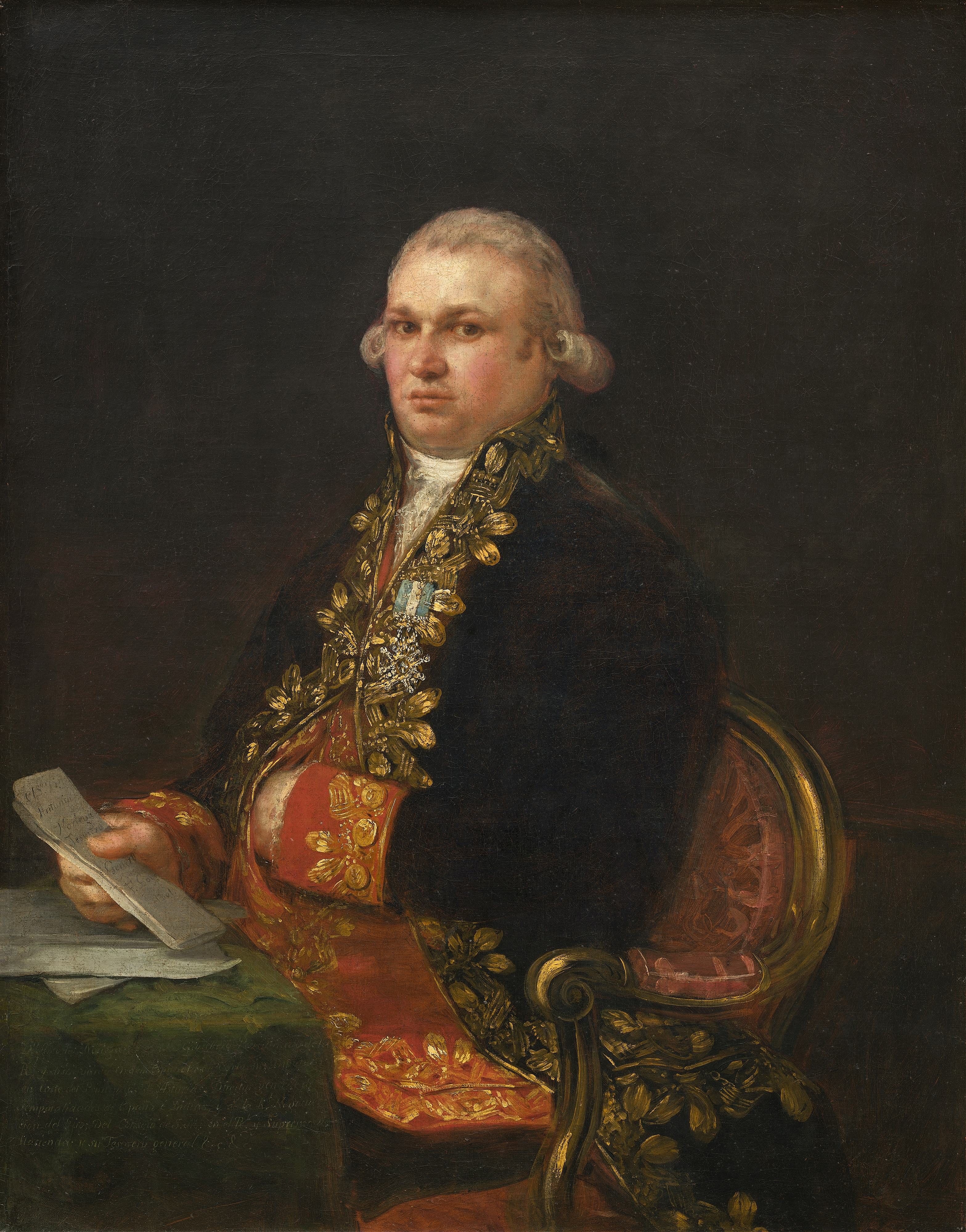 《唐·安东尼奥·诺列加》（Don Antonio Noriega）｜弗朗西斯科·戈雅 Francisco de Goya｜1801