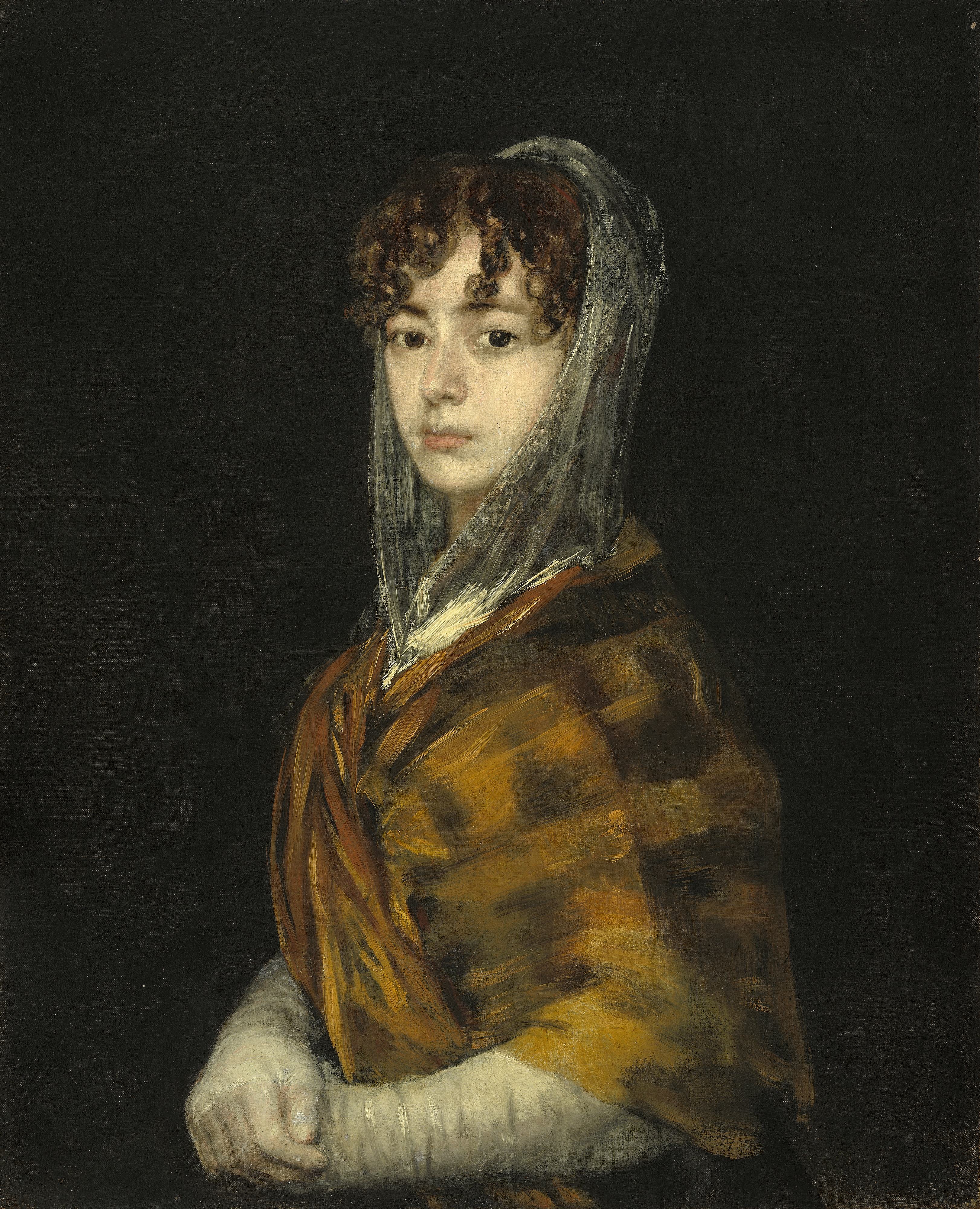《萨巴萨·加西亚夫人》（Mrs. Sabasa Garcia）｜弗朗西斯科·戈雅 Francisco de Goya｜约. 1806–1811